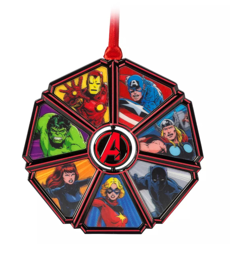 NEW DISNEY STORE Marvel Avengers 60th Anniversary Sketchbook Ornament NIB