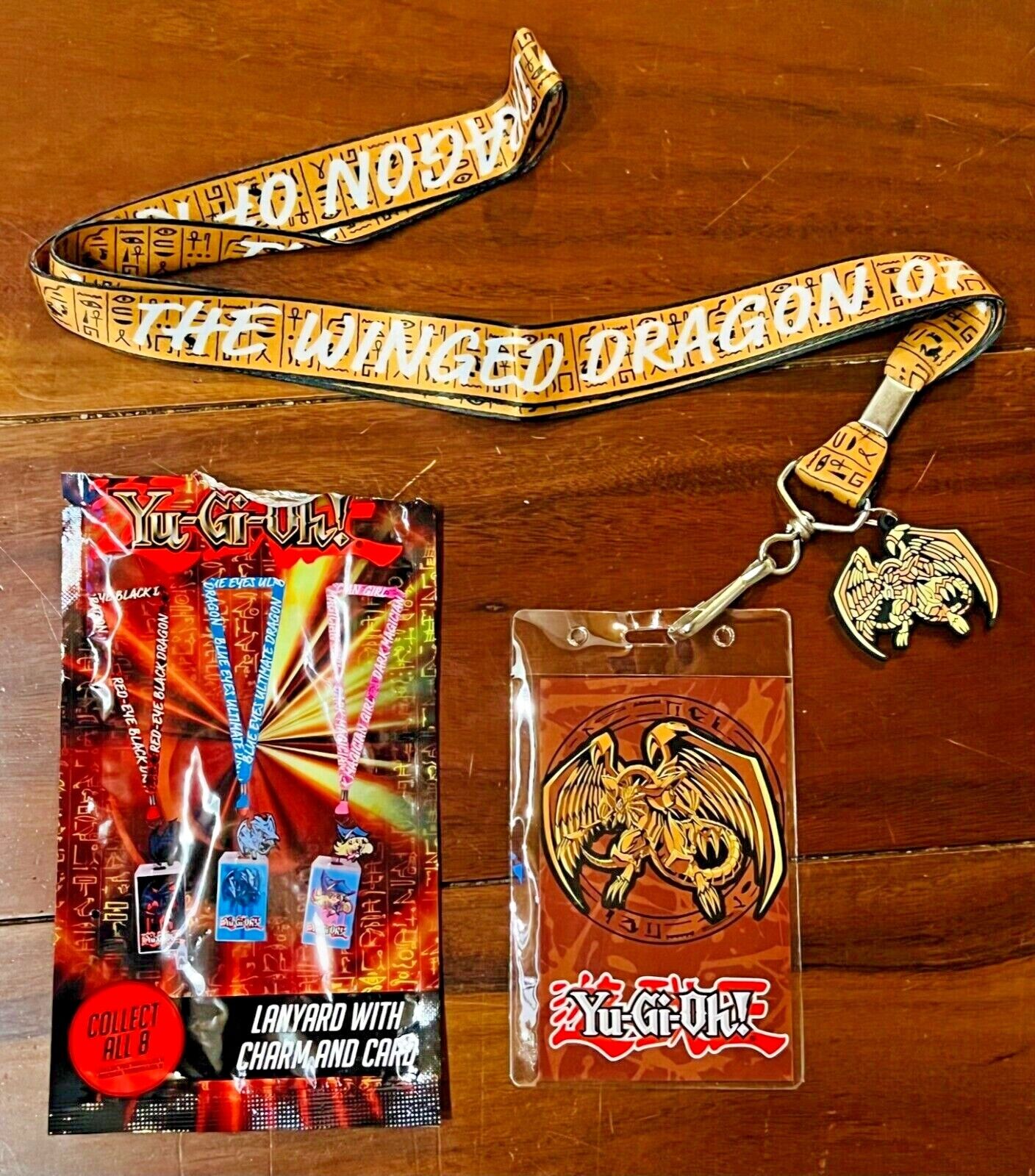 Yugioh Yu-gi-oh Lanyard with Charm and Card Pick Your Character 