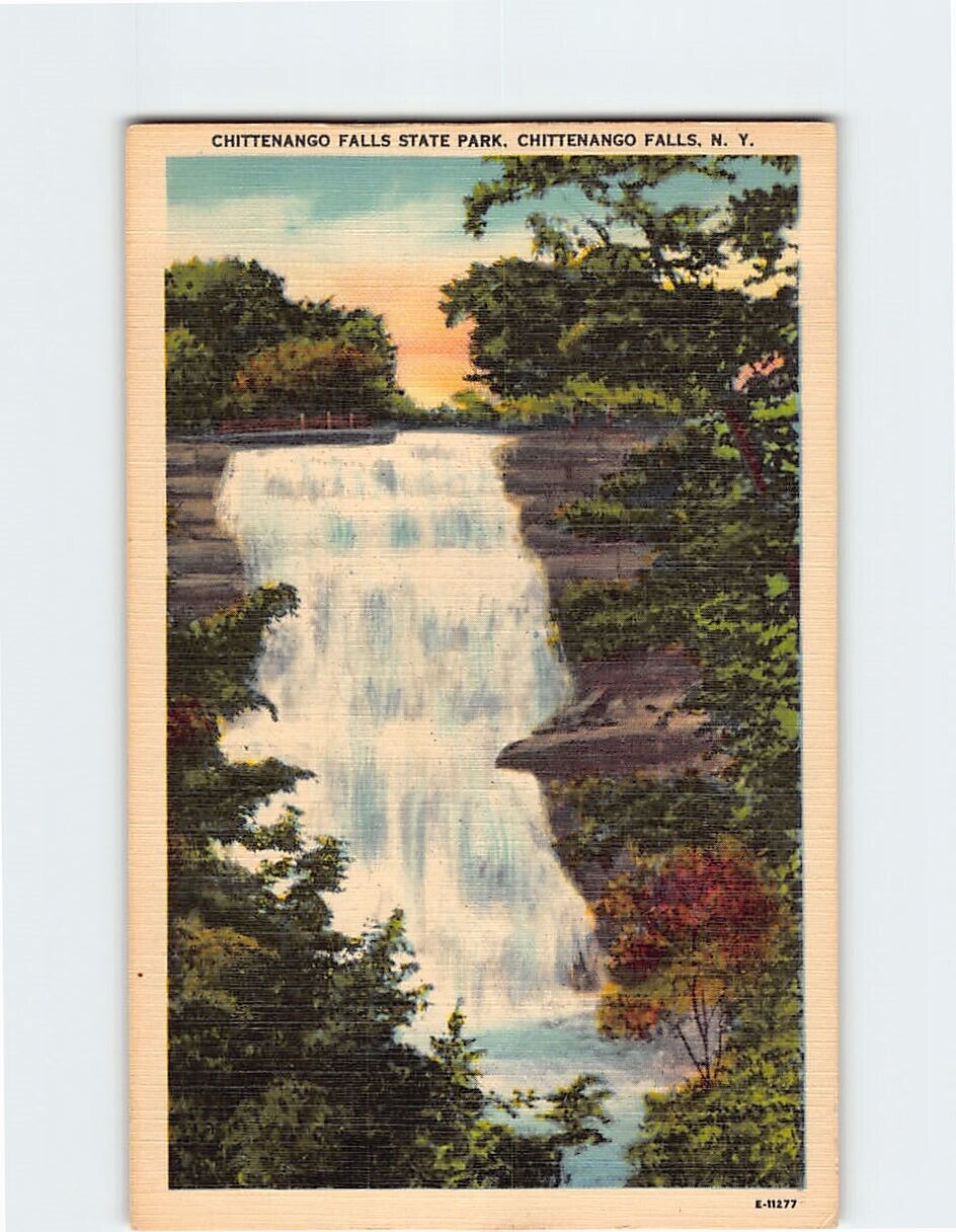 Postcard Chittenango Falls State Park, Chittenango Falls, Cazenovia, New York