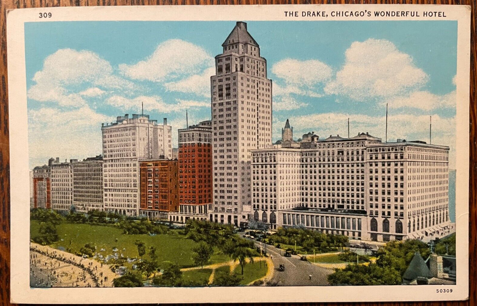 Vintage Postcard 1933 The Drake Hotel, Chicago, Illinois (IL)