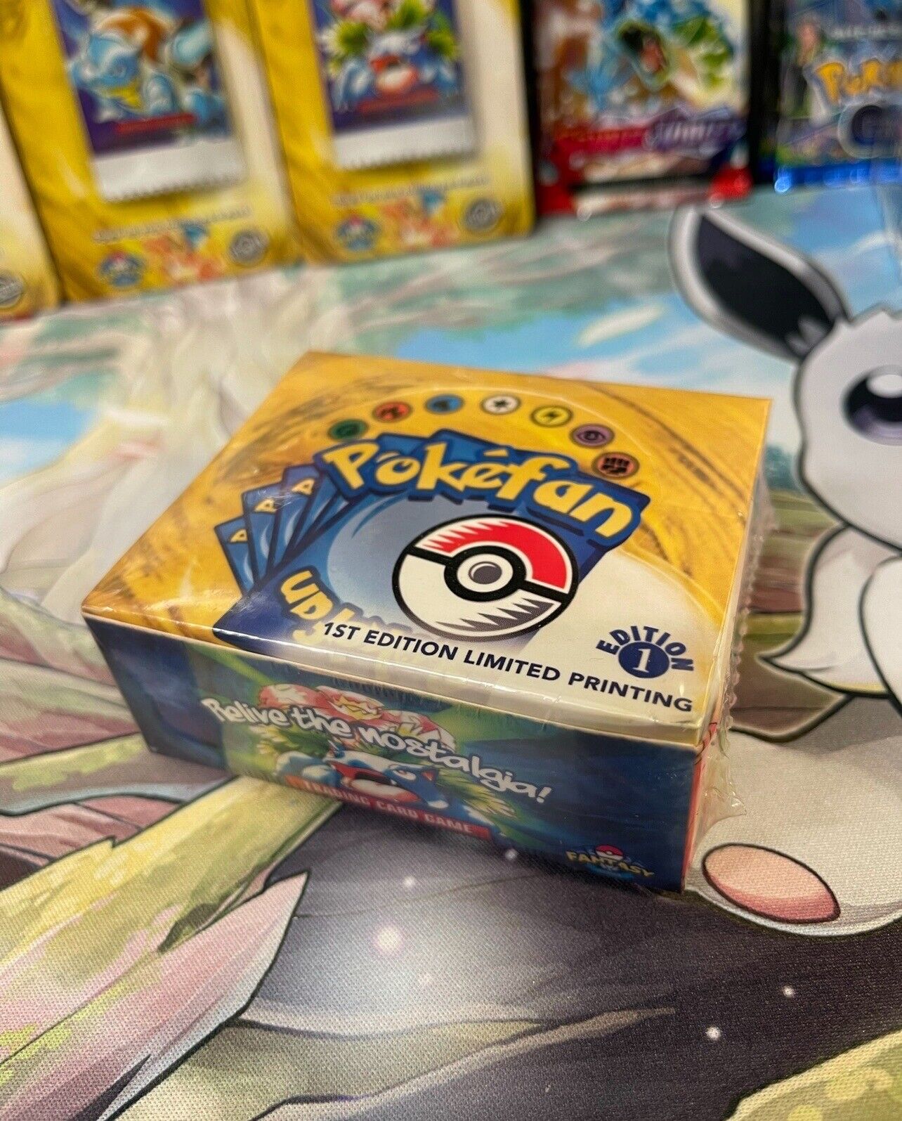 Novelty mini base set Pokefan pokemon cards Booster box