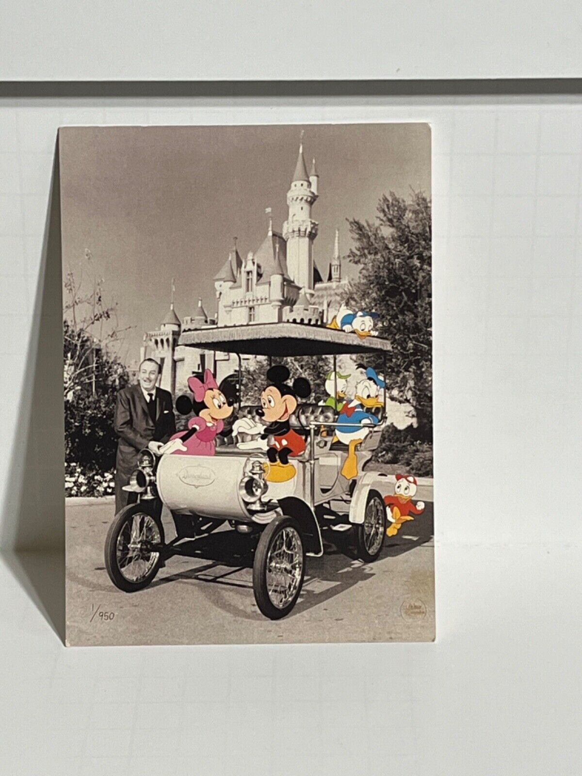 Postcard Continental Disney Walt’s Magic Kingdom Mickey Mouse Picture of Art Cel