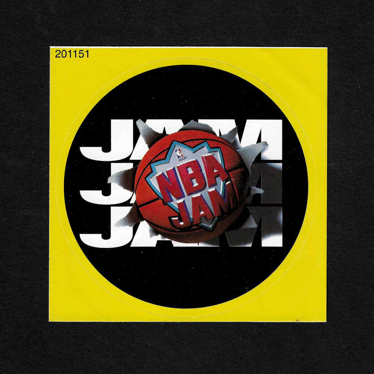 Original 1993 NBA Jam Sticker 4\