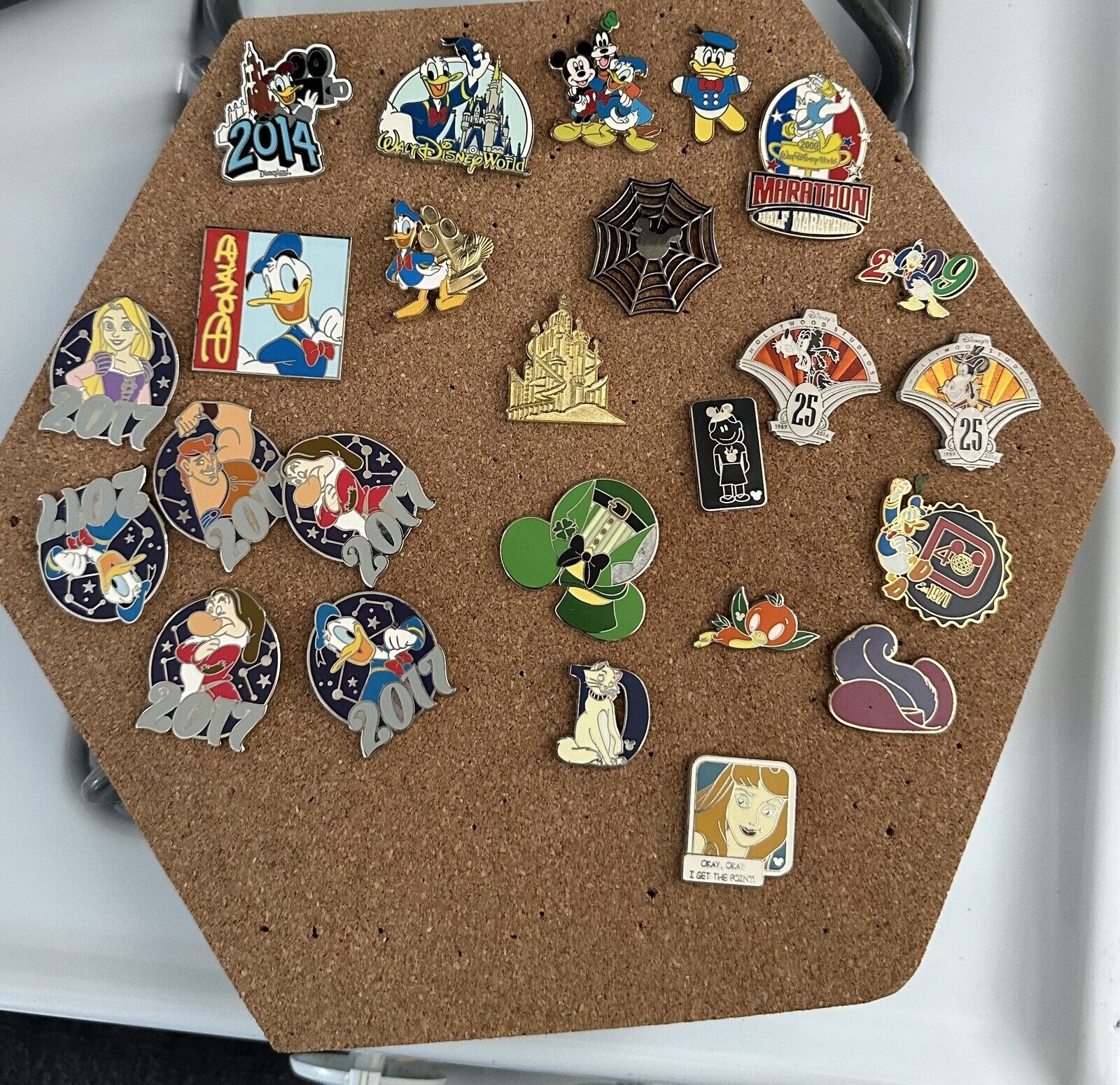 Disney Assorted Pin Trading Lot ~ 25 Pins All Pins In Photo You Will Receive