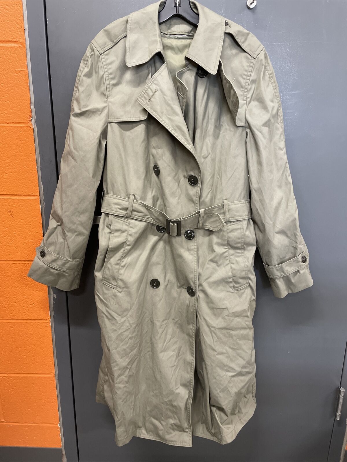 USMC All Weather Trench Coat sz 8L