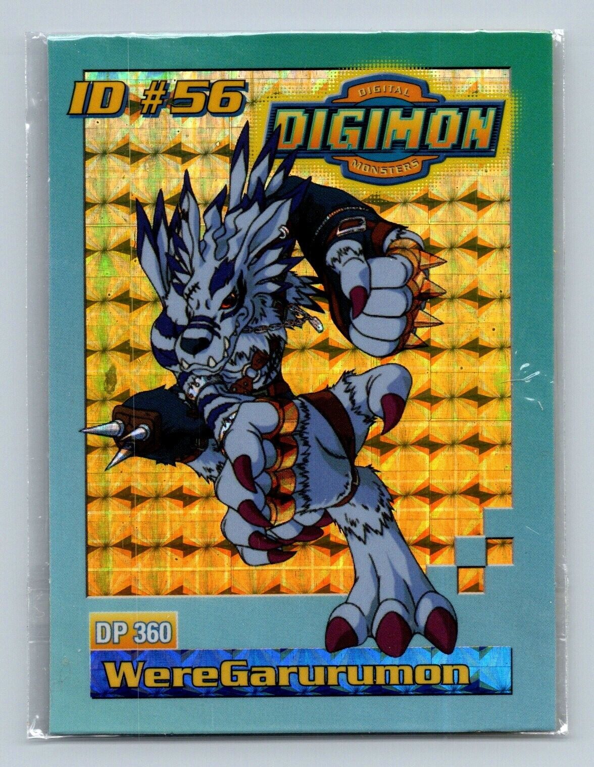 Digimon Card - WereGarurumon ID #56 - SEALED - Toy Exclusive - 1999 Bandai