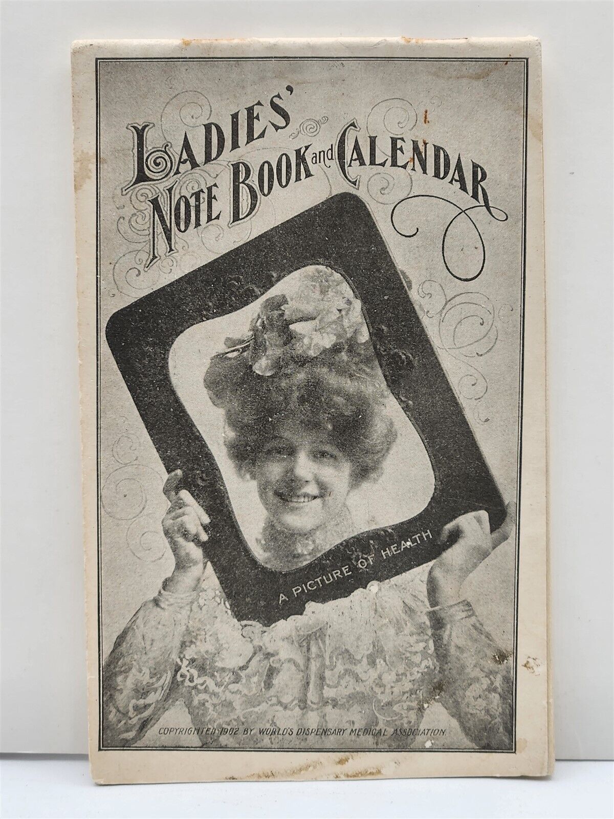 1902 Dr. Pierce\'s Quack Medicine Ladies\' Notebook & Calendar Memo Book VV
