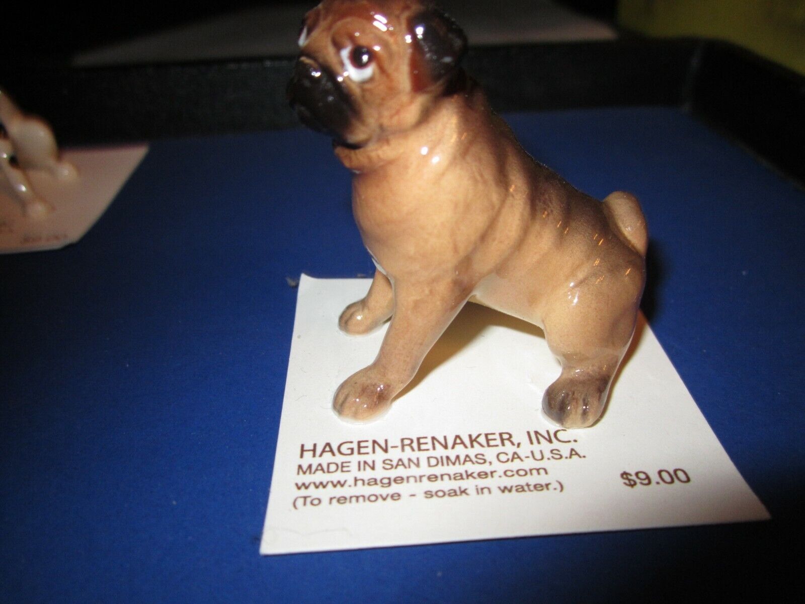 Hagen Renaker Dog Mama Pug Tan Figurine Miniature New  3316 Made in USA