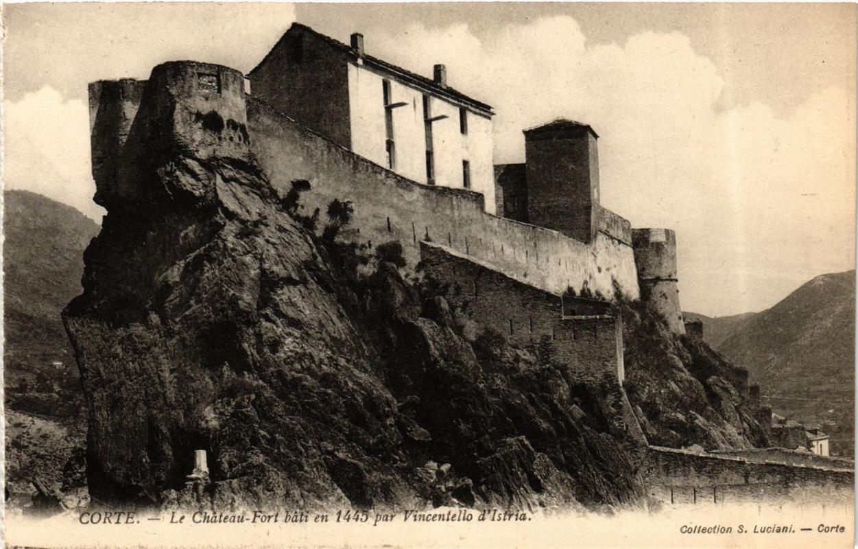 CPA AK CORSE - CUT - Le Chateau Fort bati en 1445 (710550)