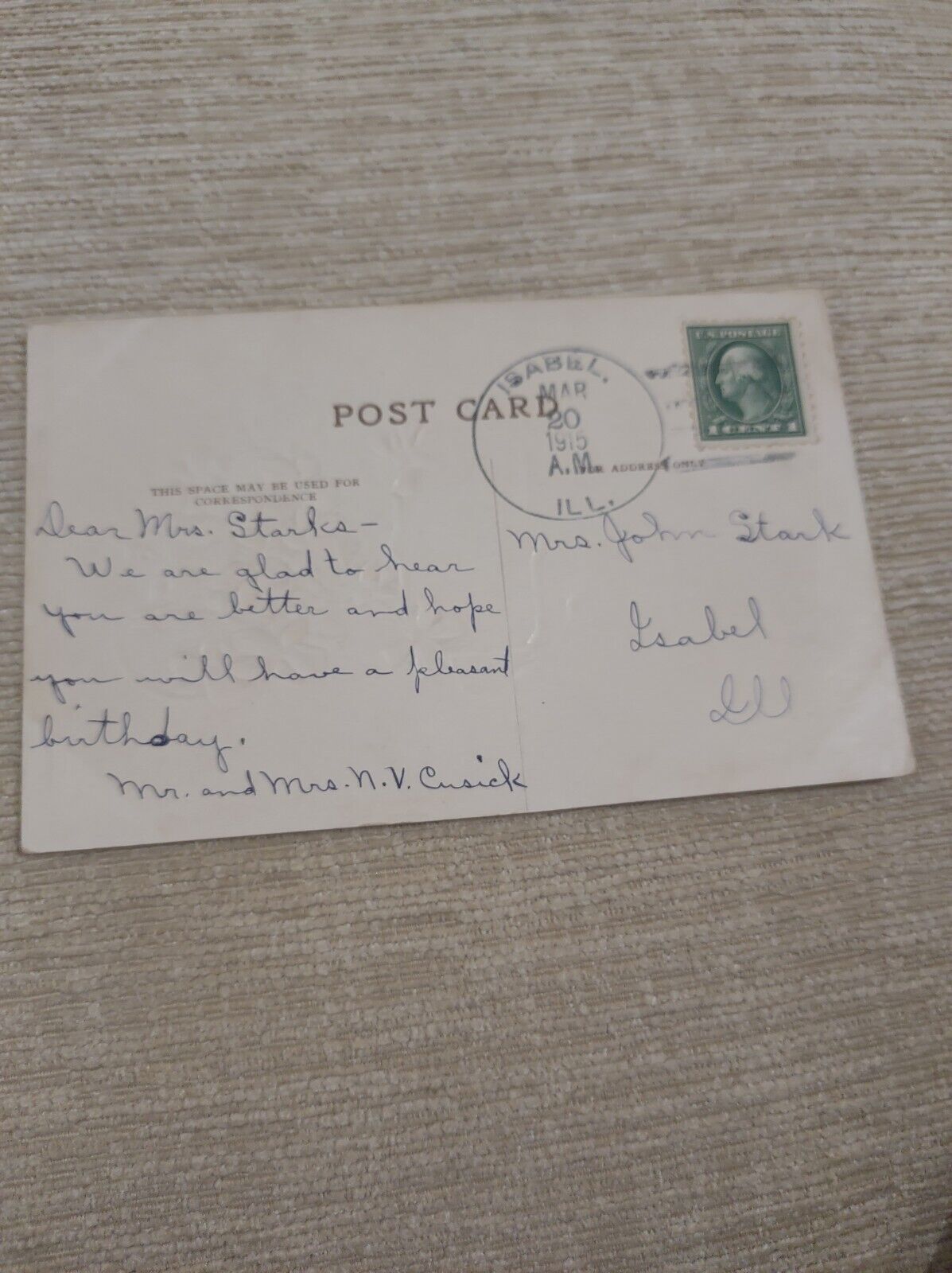 1915 Post Card