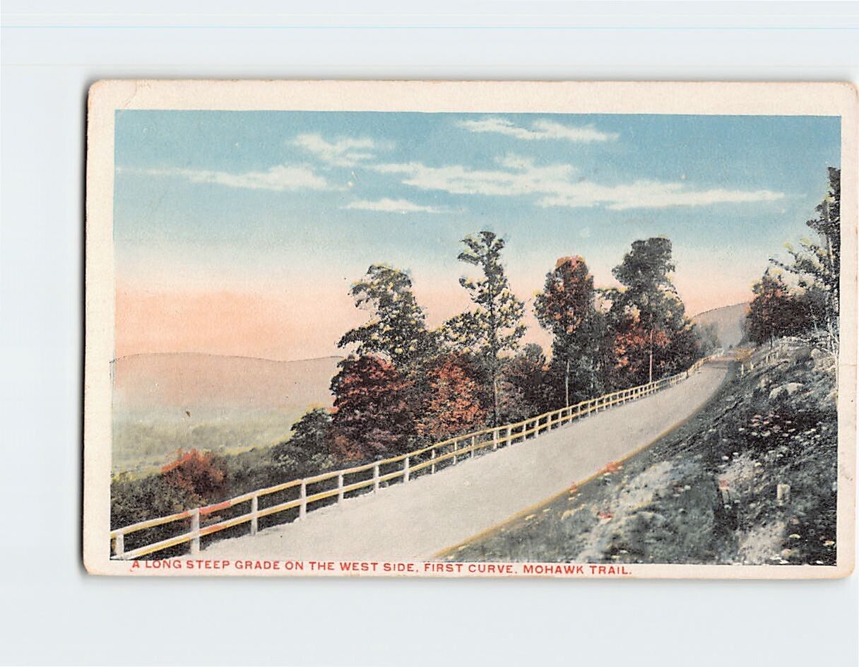 Postcard The Mohawk Trail Through the Berkshire Hills