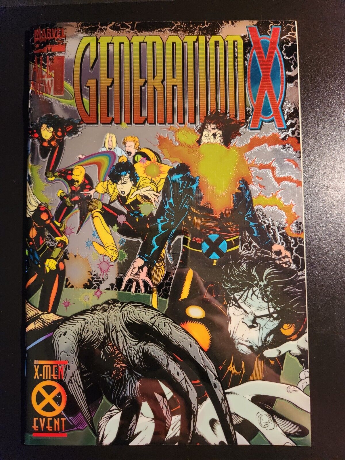 Marvel Comic Book Generation X All-New #1 Chromium Cover X-Men Jubilee Chamber +