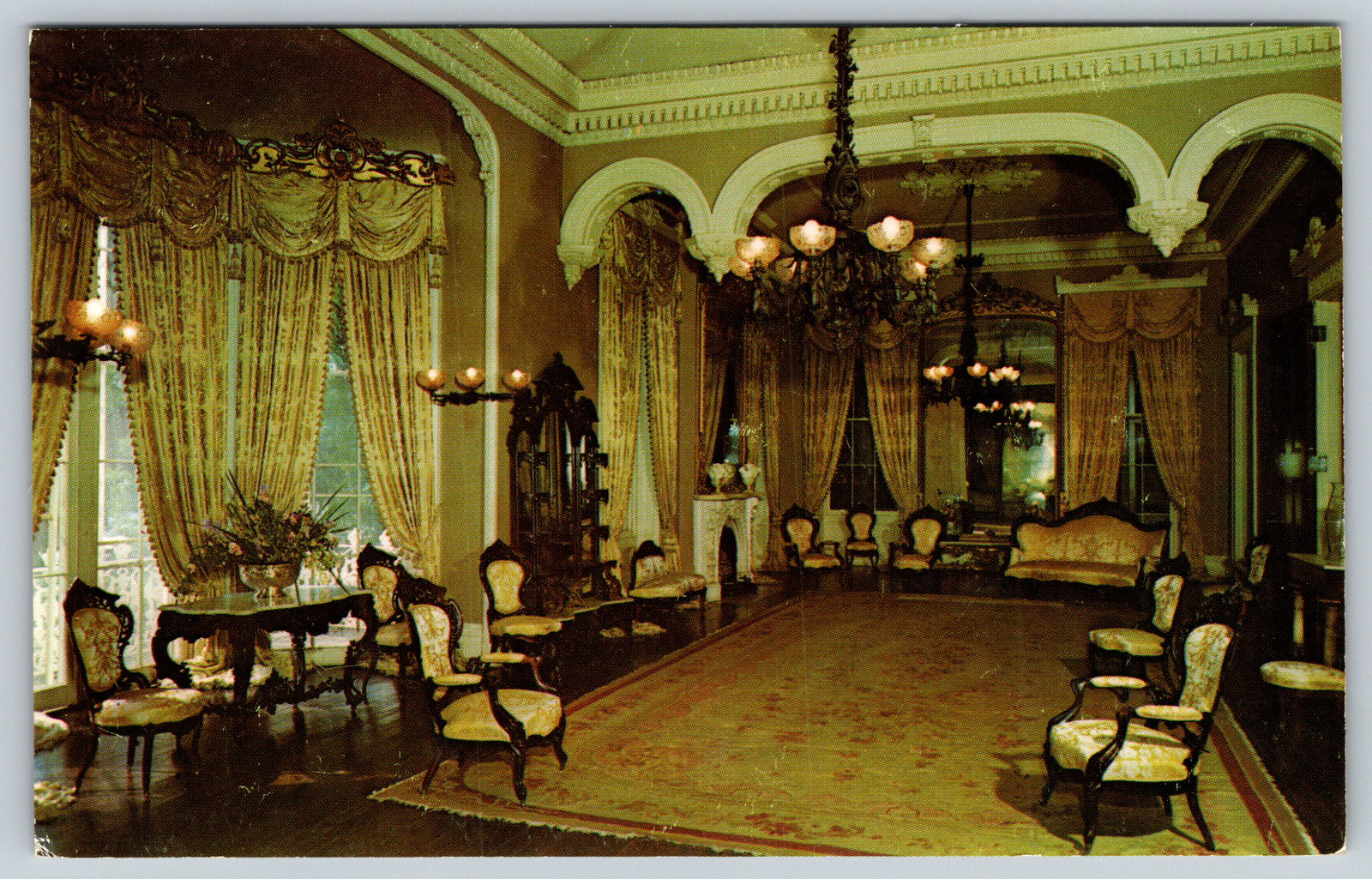 c1960s Palatial Stanton Hall Natchez Mississippi Vintage Postcard