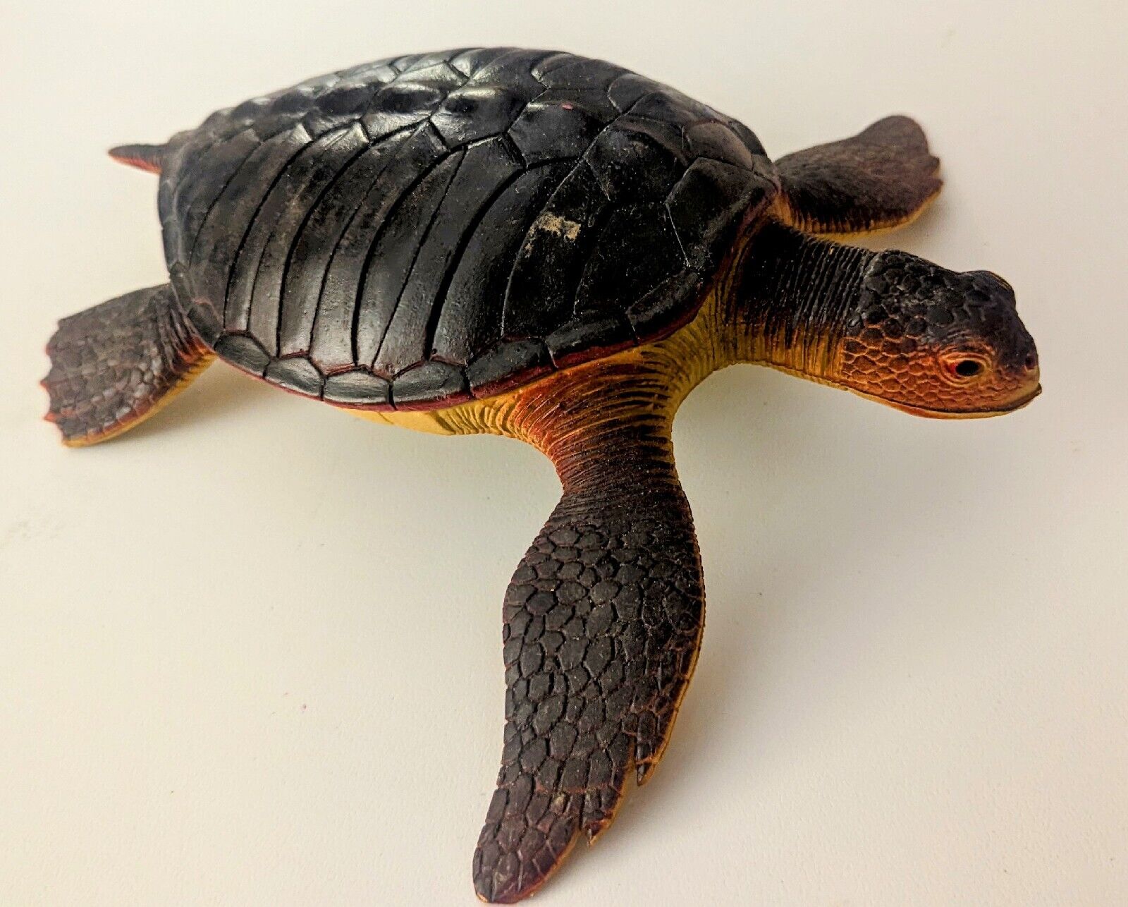 Vintage Rubber Lager Head Sea Turtle Toy Plastic 9