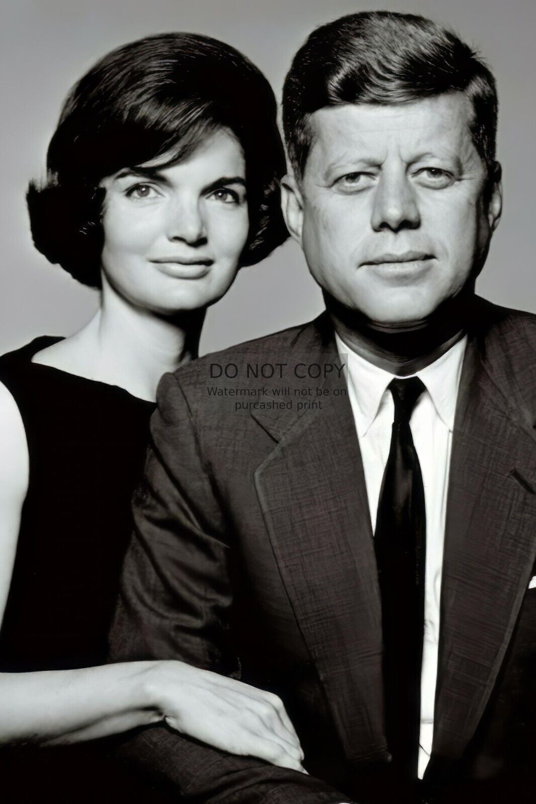 PRESIDENT JOHN F. KENNEDY JFK AND JACKIE KENNEDY 4X6 PHOTO POSTCARD