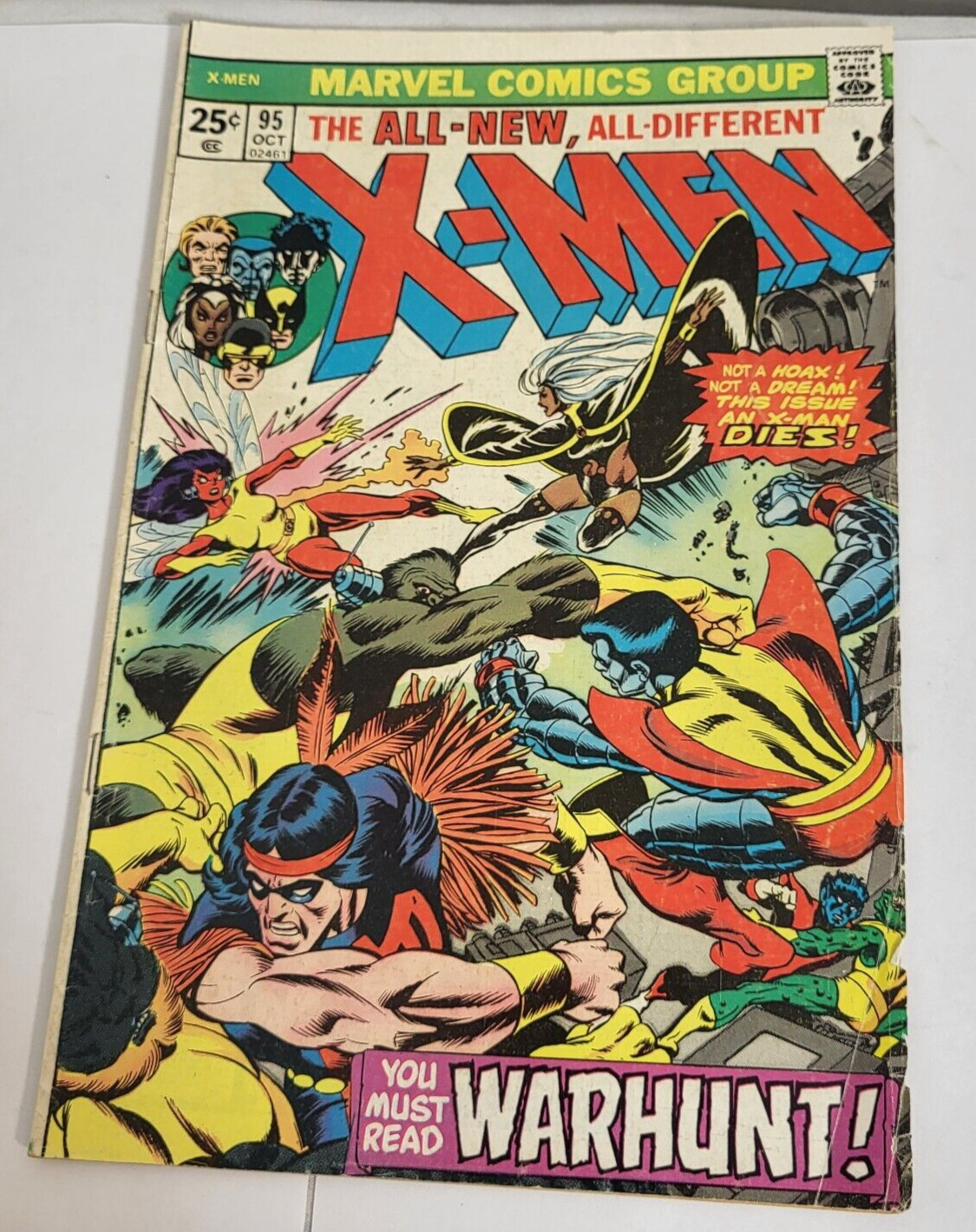 X-Men #95 Kane 3rd New X-Men Wolverine Storm Colossus Death of Thunderbird