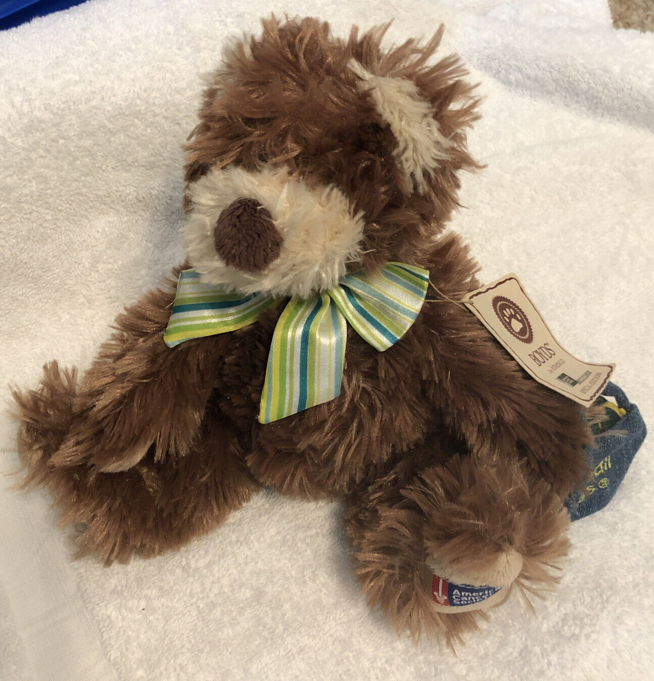 Retired Boyds Bears 8” Special Edition American Cancer Society - Spring 2009 NWT