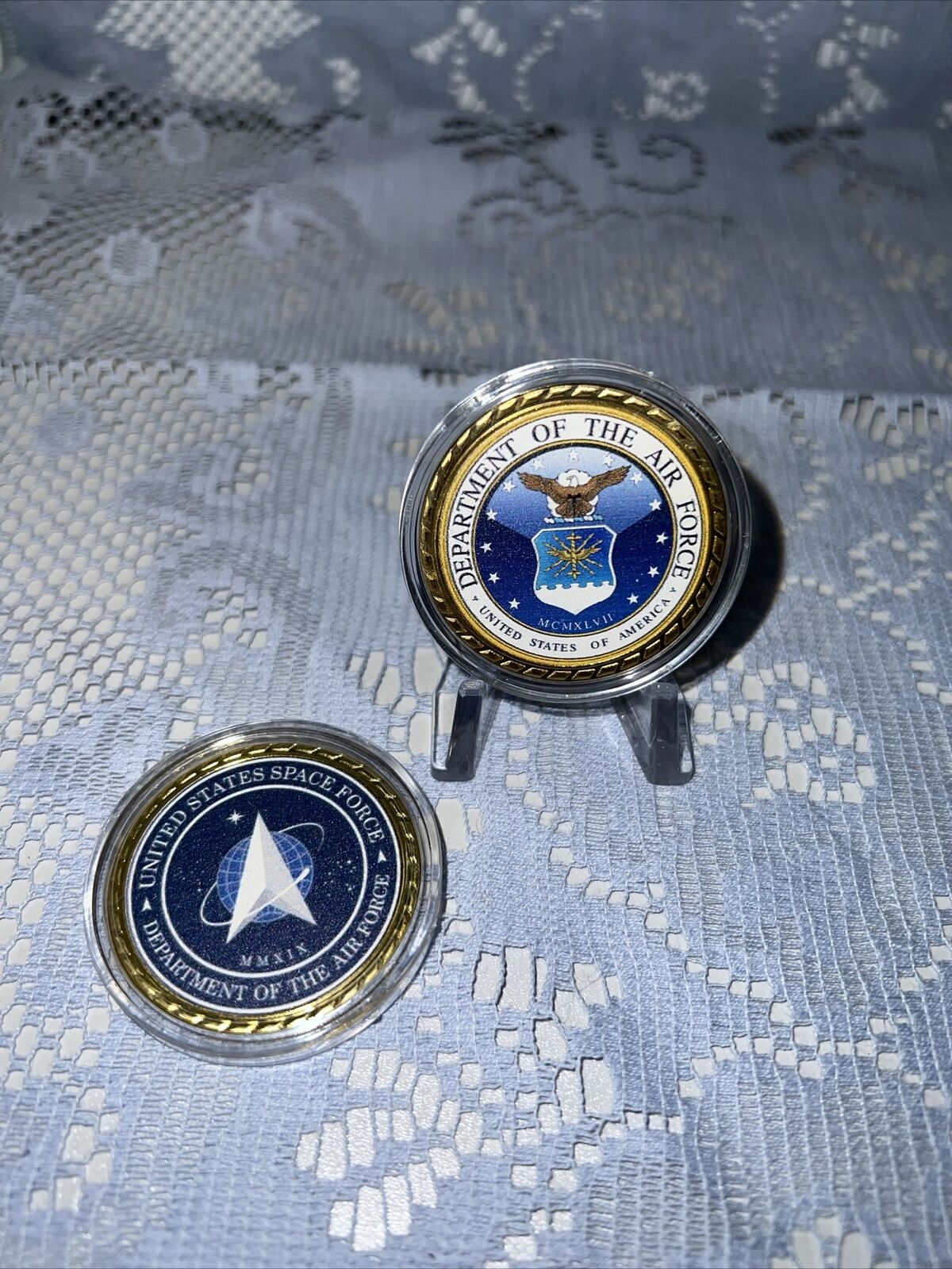 1Pc United States Of America Space Force/Command Air Force Challenge Coin Gift