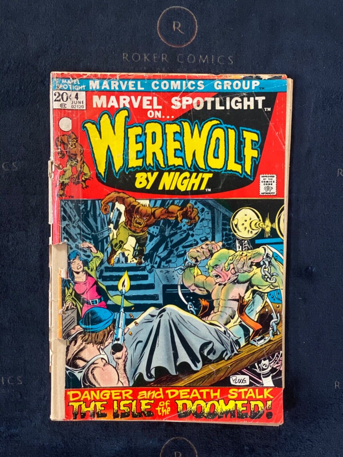 RARE 1973 Werewolf By Night #4