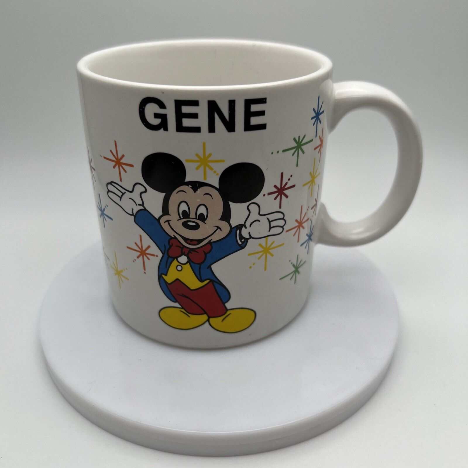 Mickey Mouse Walt Disney World Cinderella Castle Epcot Center Coffee Mug Gene
