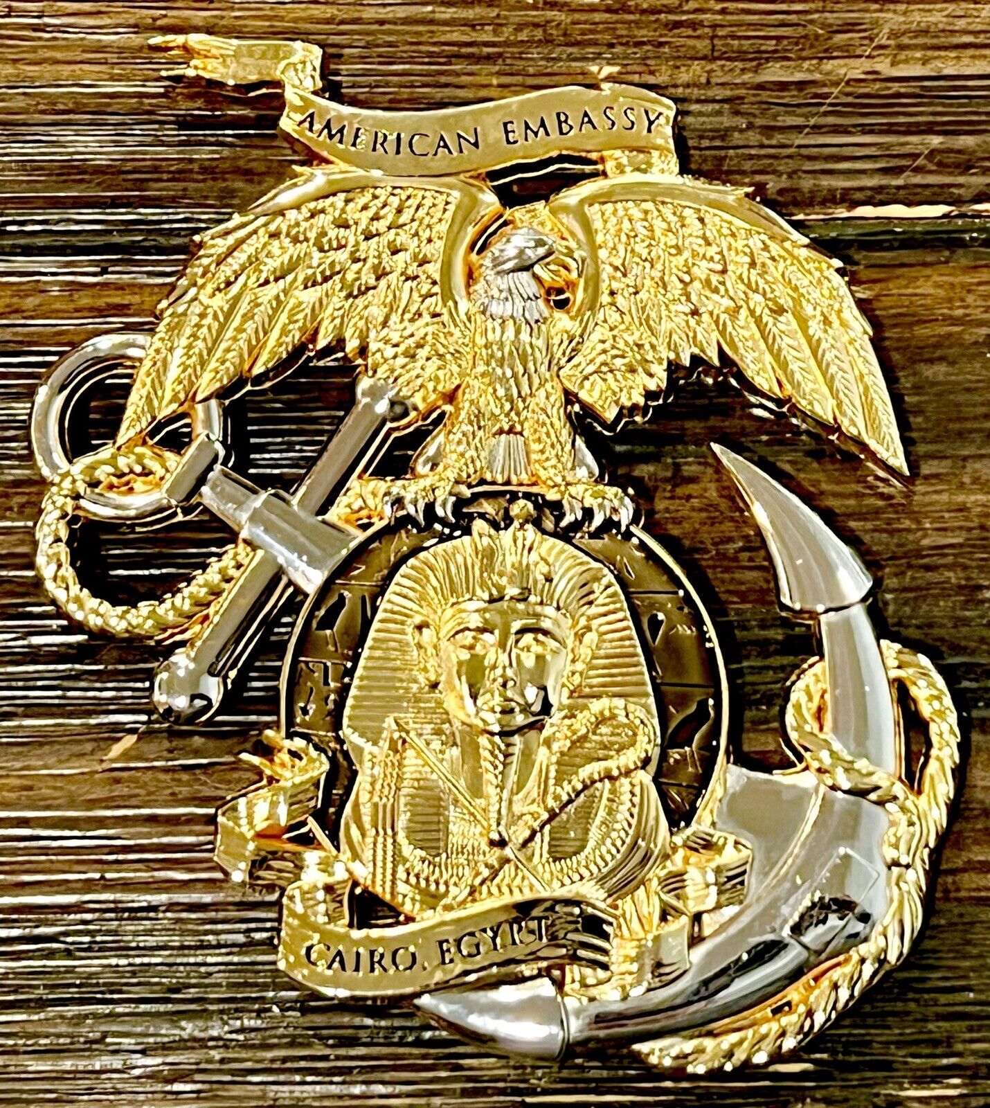 USMC MSG Marine Security Guard Detachment Cairo, Egypt Challenge Coin