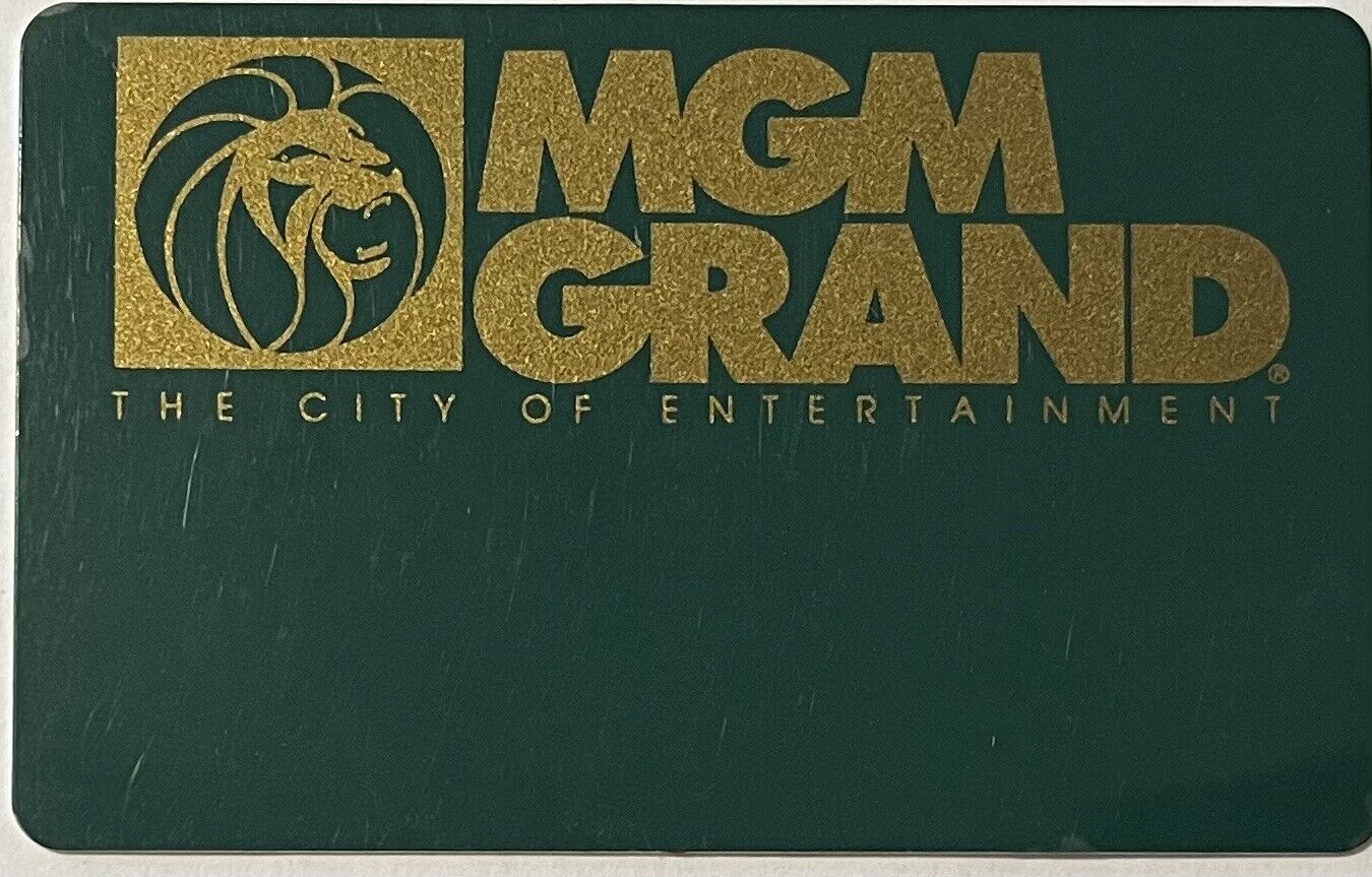 MGM Grand  Casino Rare Hotel Room Key 1996-1998