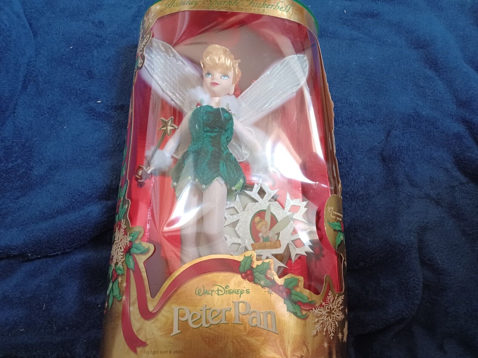 1999 Disney Holiday Sparkle Tinker Bell Doll