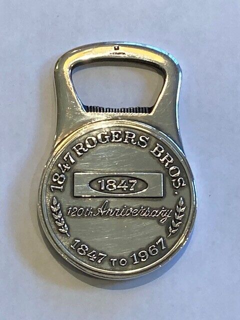 Vintage Christofle France Silver Plate Bottle Opener 1847 Rogers Bros Meriden CT