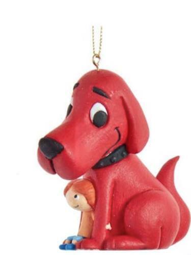 CLIFFORD THE BIG RED DOG CHRISTMAS ORNAMENT #2 NEW WITH TAGS