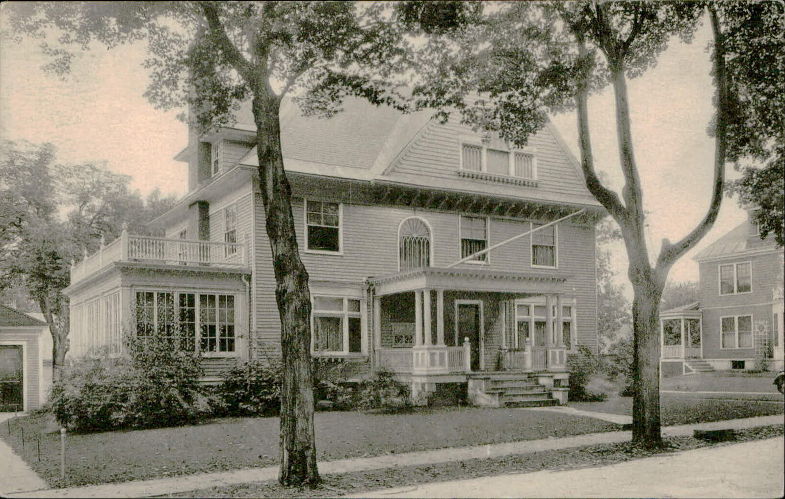 Postcard: Lewiston, Maine Woman\'s Union, Bates College