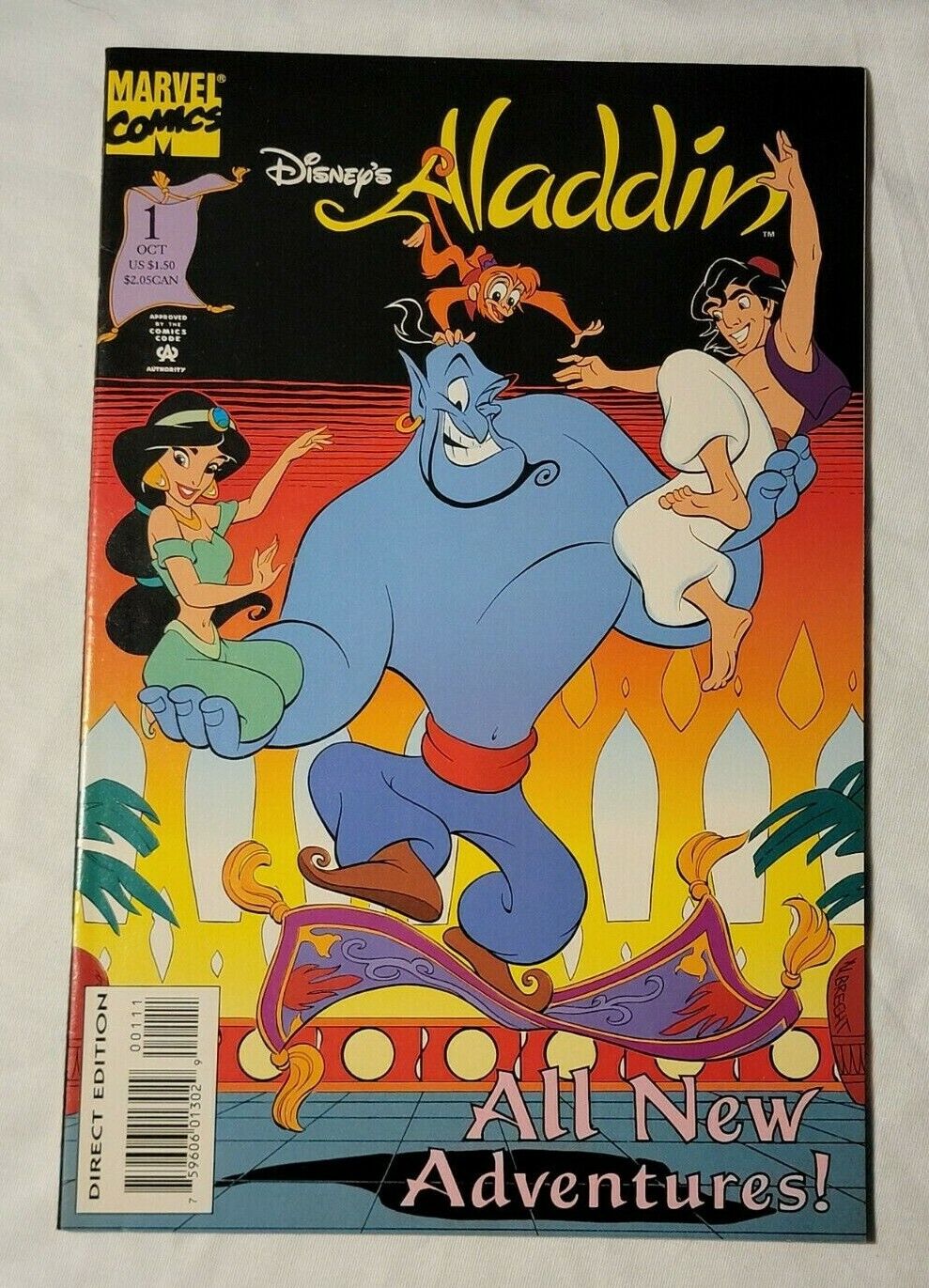 Marvel Disney\'s Aladdin #1 -NM- Near Mint : Save on Shipping Details Inside