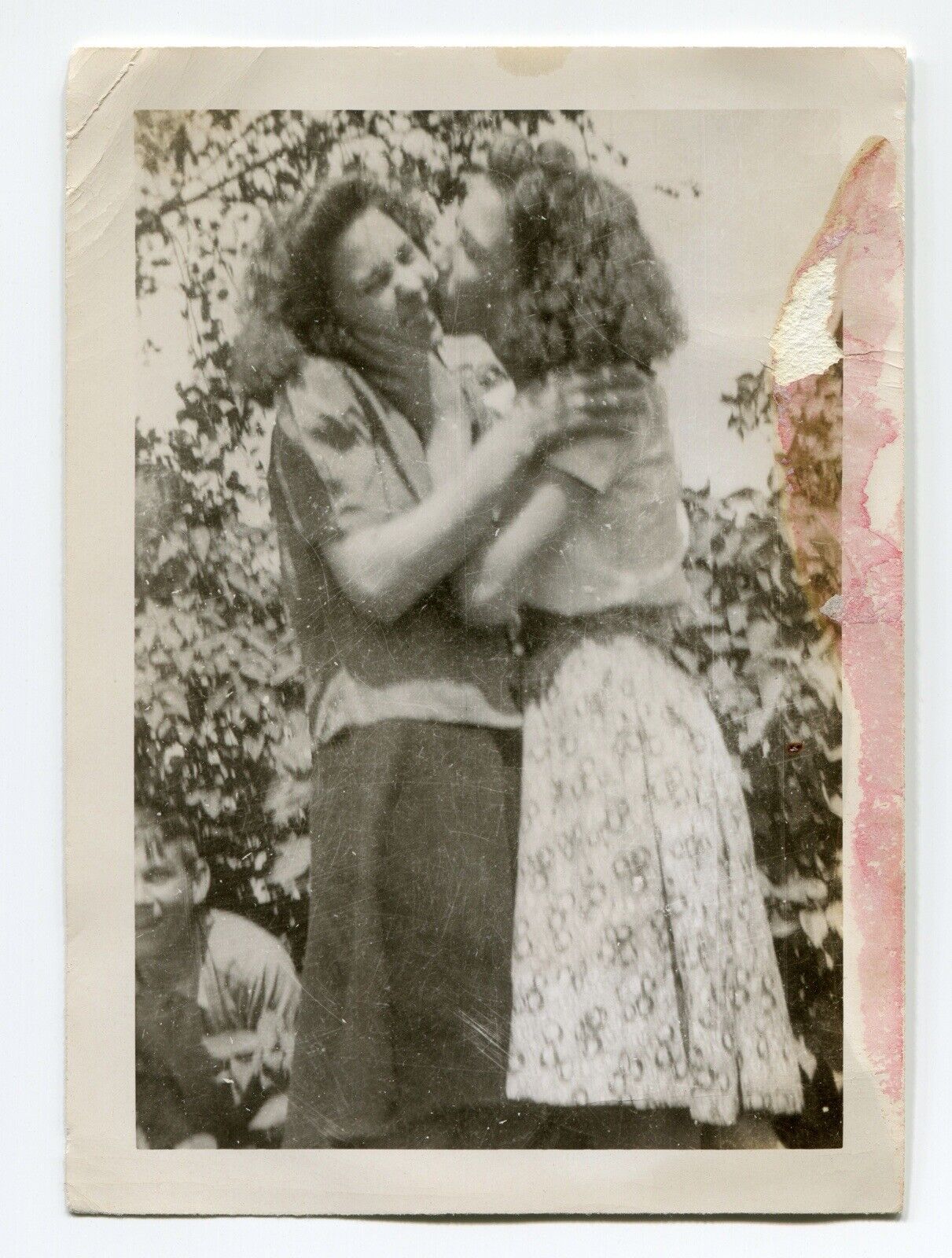 Vintage 1940s Snapshot, Women Kissing, Lesbian Photo, Gay Interest