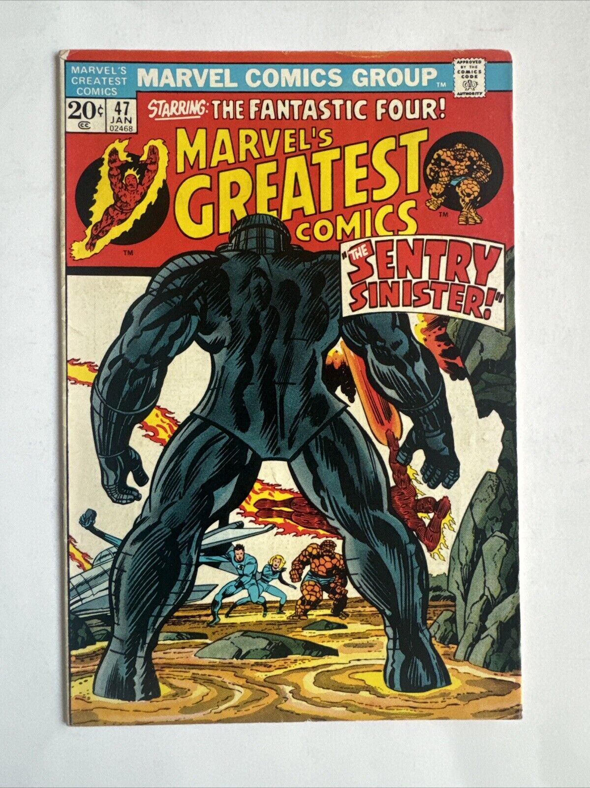 MARVEL\'s GREATEST COMICS #47 January 1974 Fantastic Four Vintage Marvel Comics