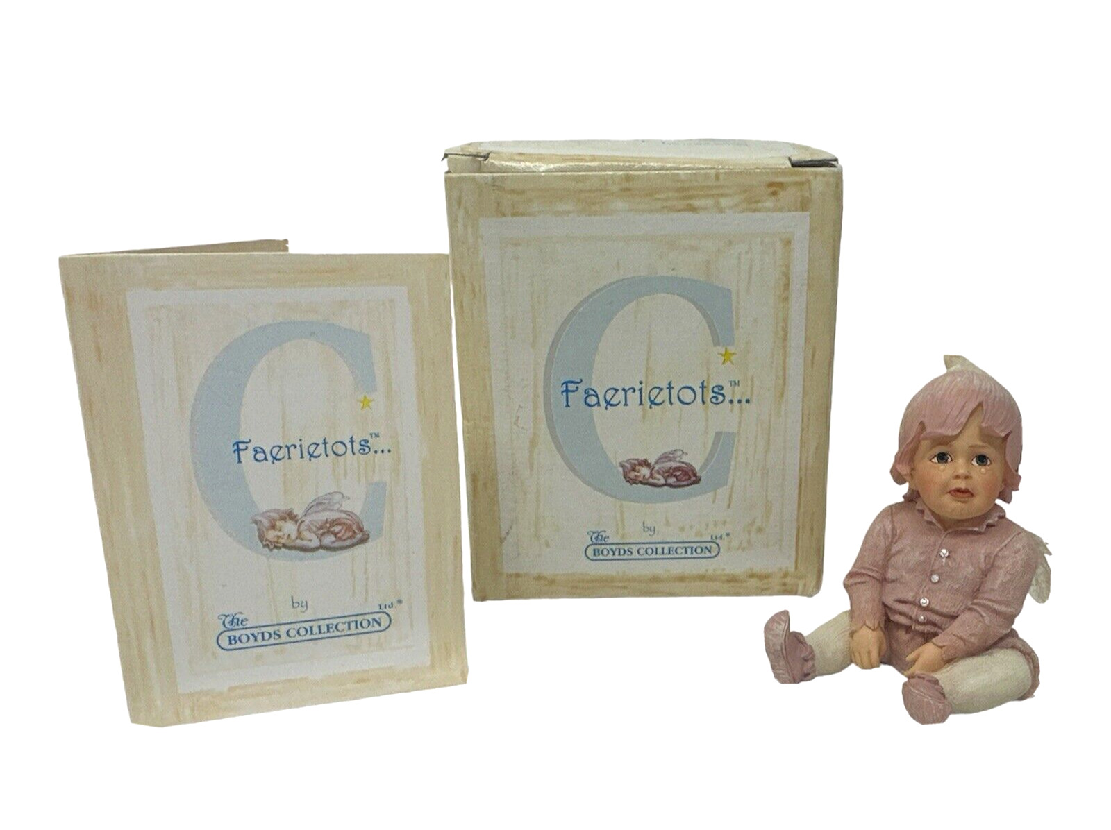 Vtg The Boyds Collection Faeriessence Faerietots POUTIE Baby Figurine #36250