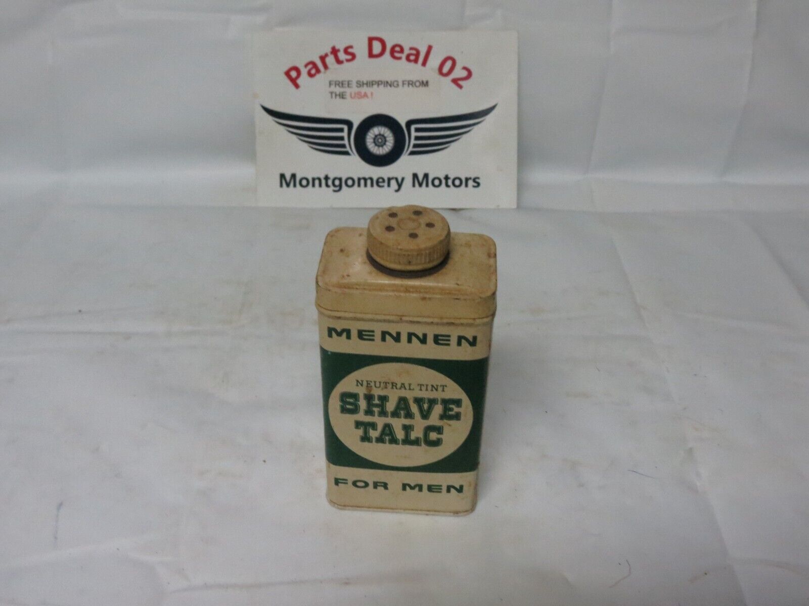 Genuine Vintage Mennen Shave Talcum Powder For Men Neutral Tint  