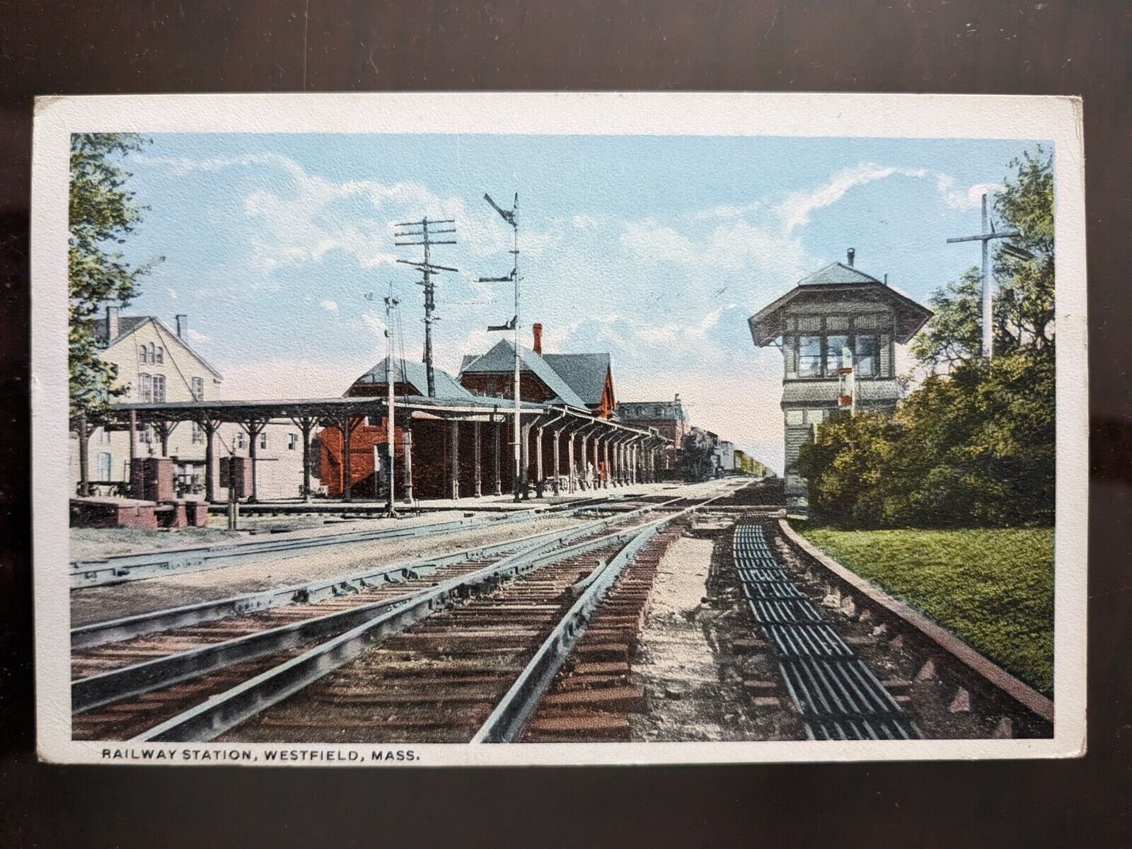 Railway Station, Westfield, MA - 1917, Rough Edges