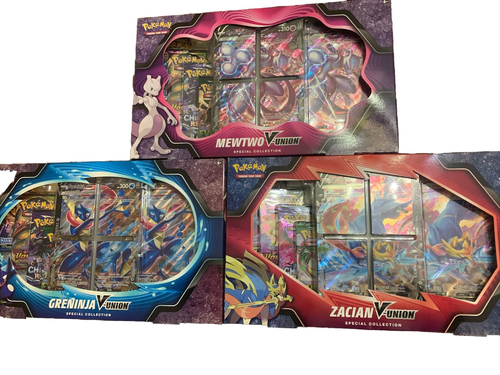 POKEMON V-Union Special Collection Set of 3 Factory Sealed BRAND NEW Mewtwo ⭐️