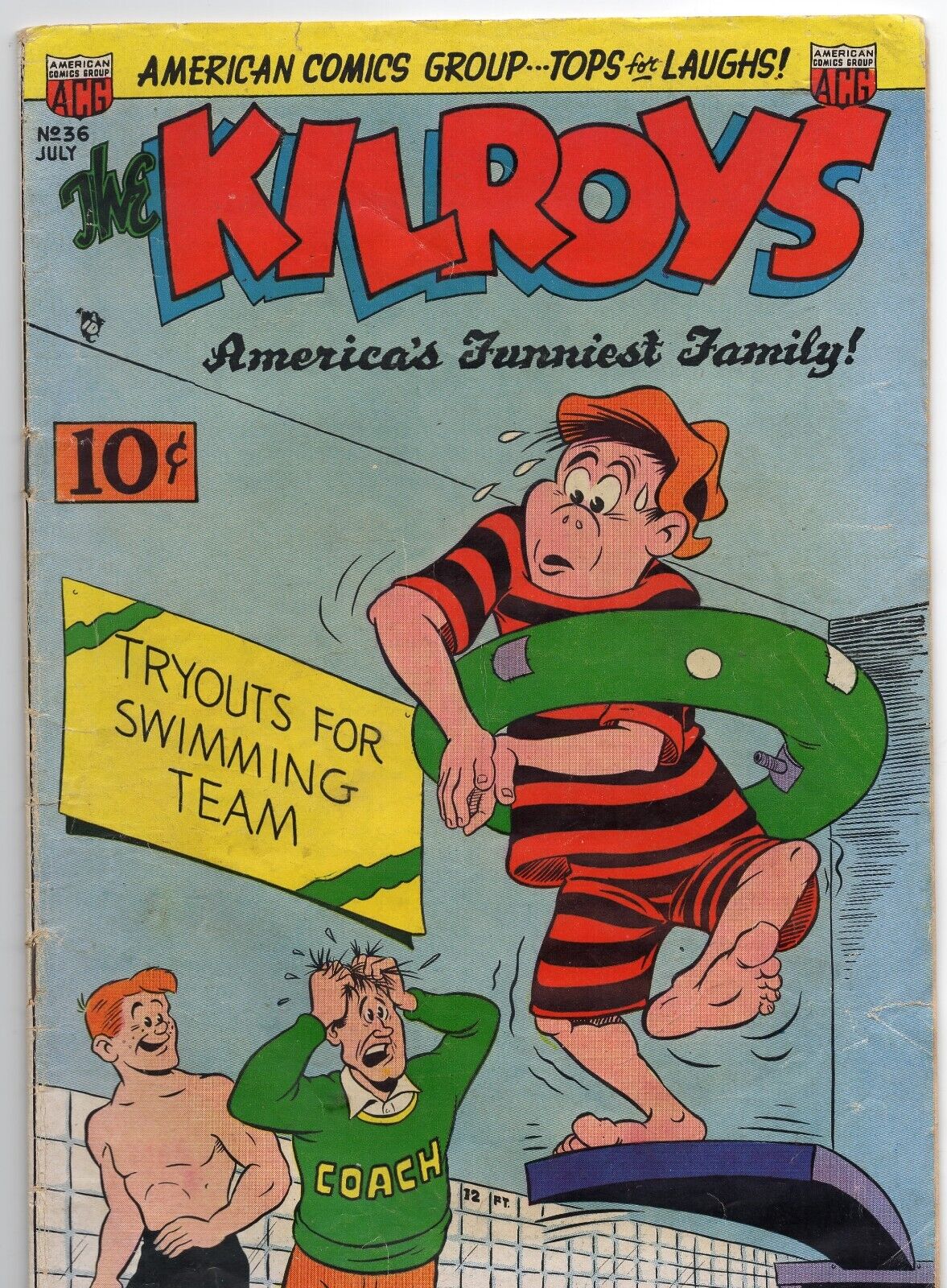 Kilroys #36 American Comics Group ACG 1952 Good