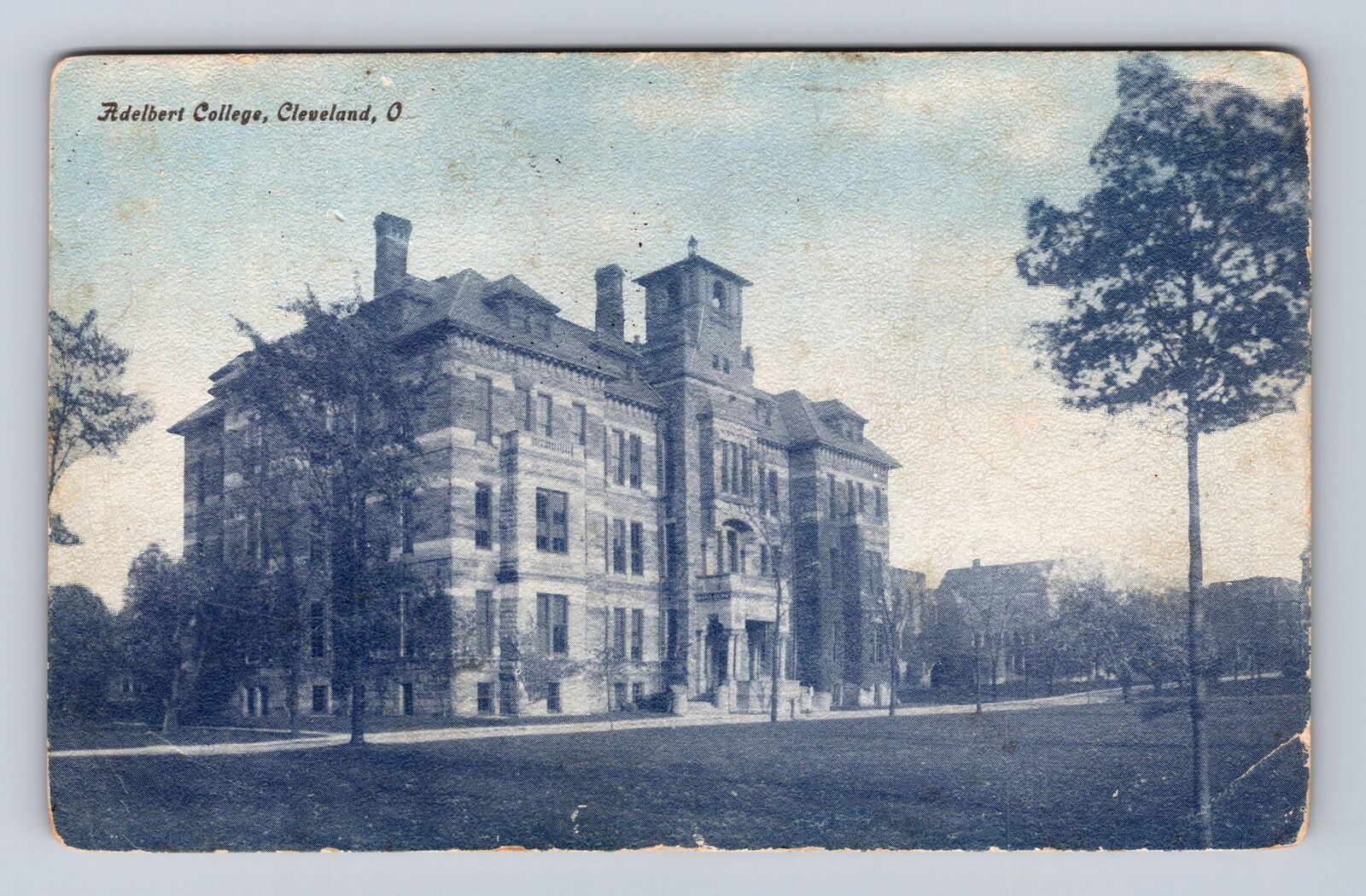 Cleveland OH-Ohio, Adelbert College, Antique, Vintage Souvenir Postcard