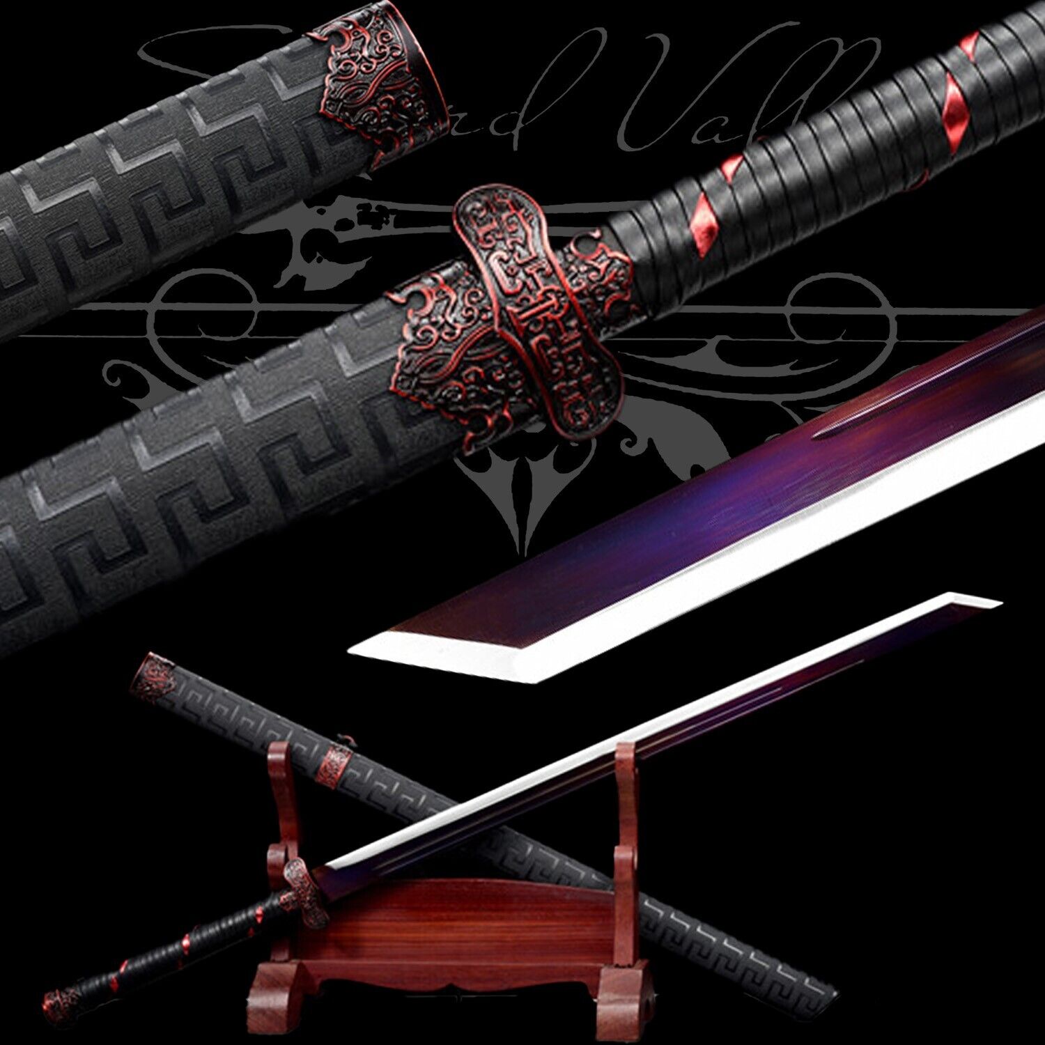 Handmade Katana/Manganese Steel/Real Collectible Sword/High-Quality Blade/Sharp