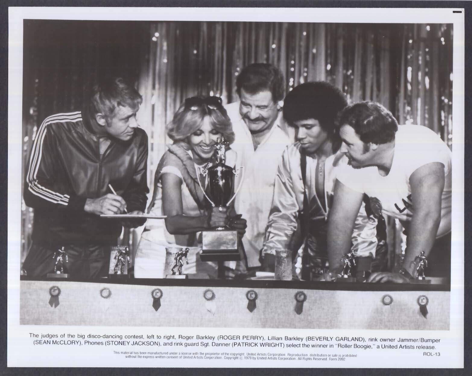 Roger Perry Beverly Garland Stoney Jackson in Roller Boogie 8x10 photo #13 1979