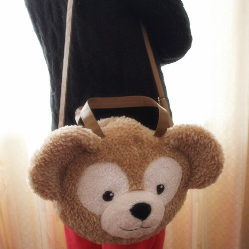 New Disney Duffy Bear Face Plush Toy Tote Bag Handbag Shoulder Bag Large Gift