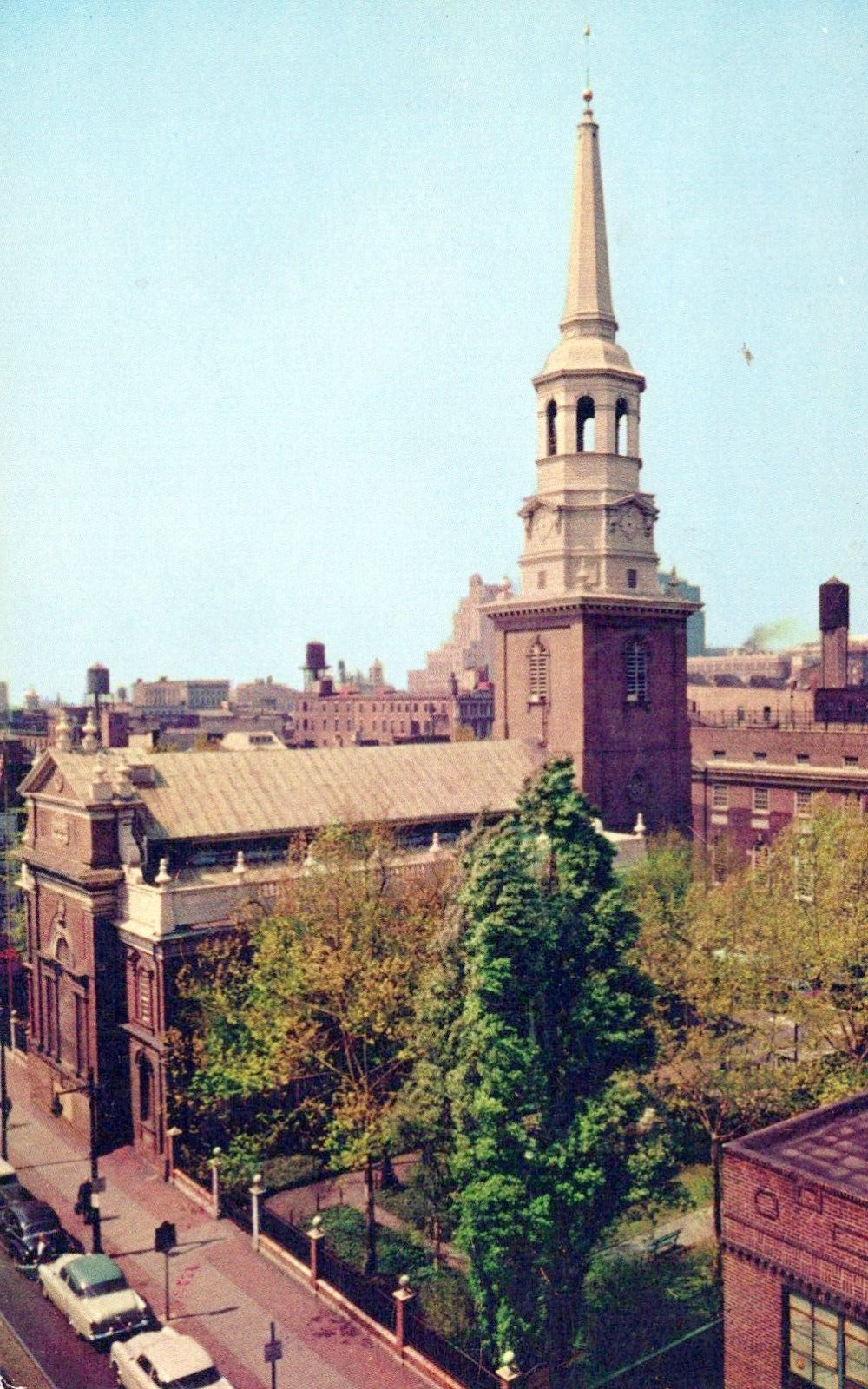 Philadelphia Pennsylvania Christ Church c. 1956 Postcard