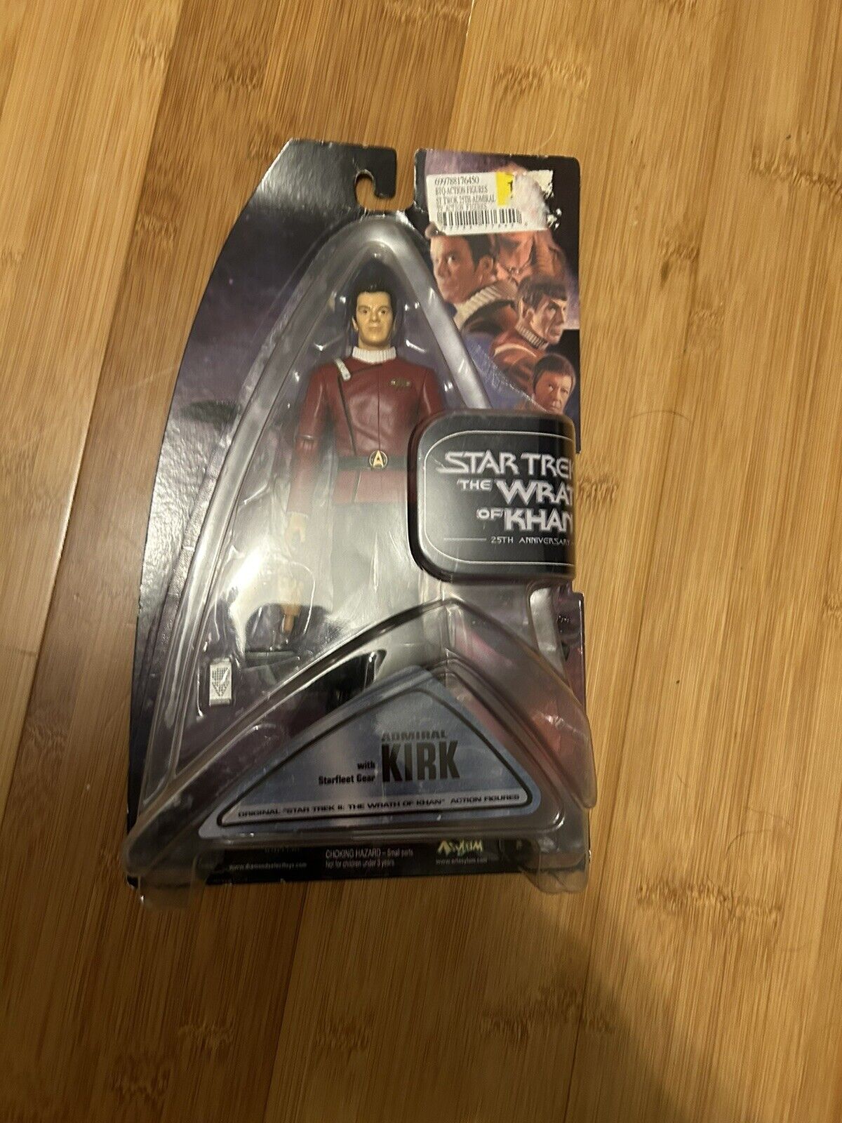 Star Trek Wrath Of Khan Admiral Kirk 25 Anniversary Figure