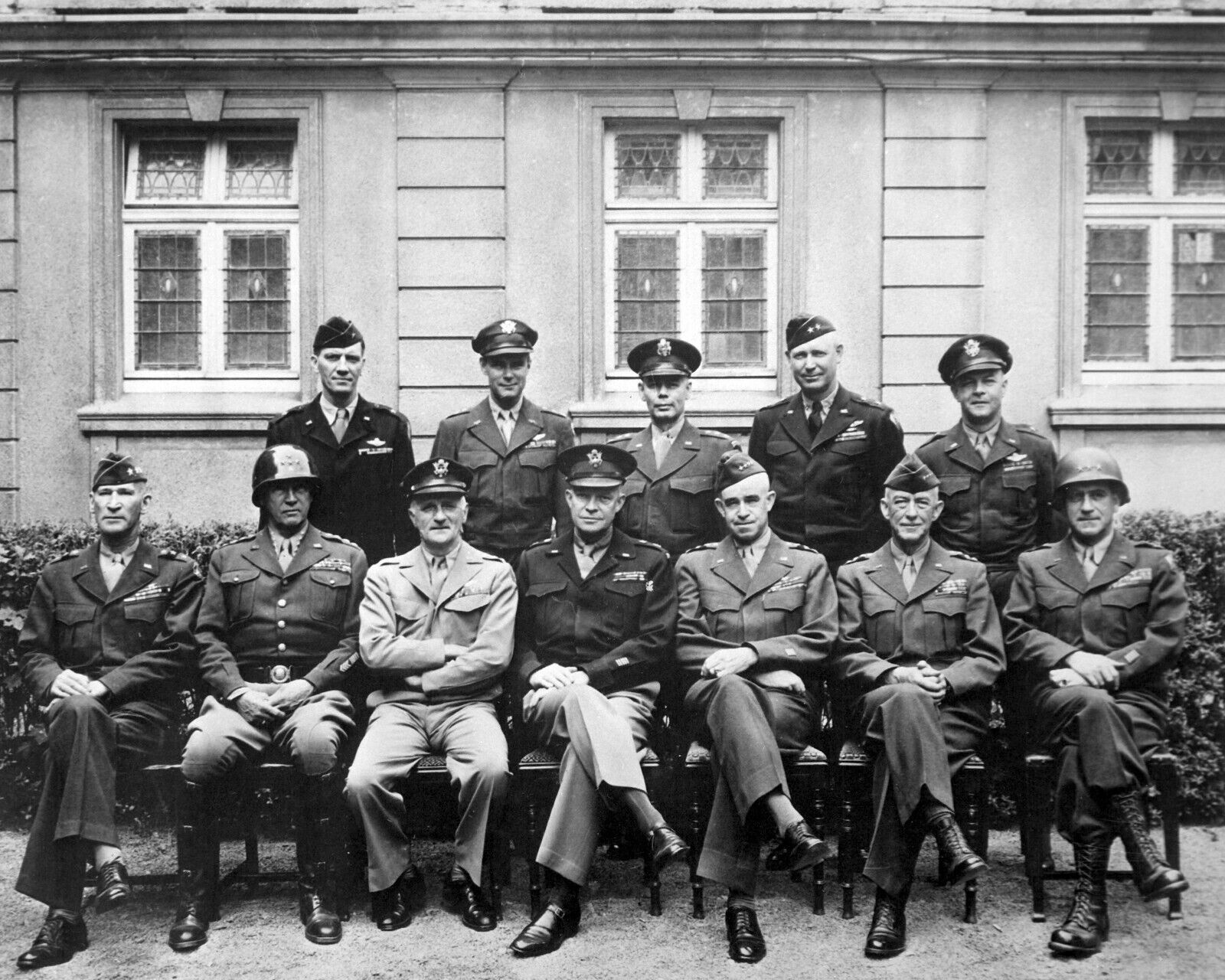 Dwight Eisenhower General George S. Patton Allied Generals 8 x 10 Photo Picture