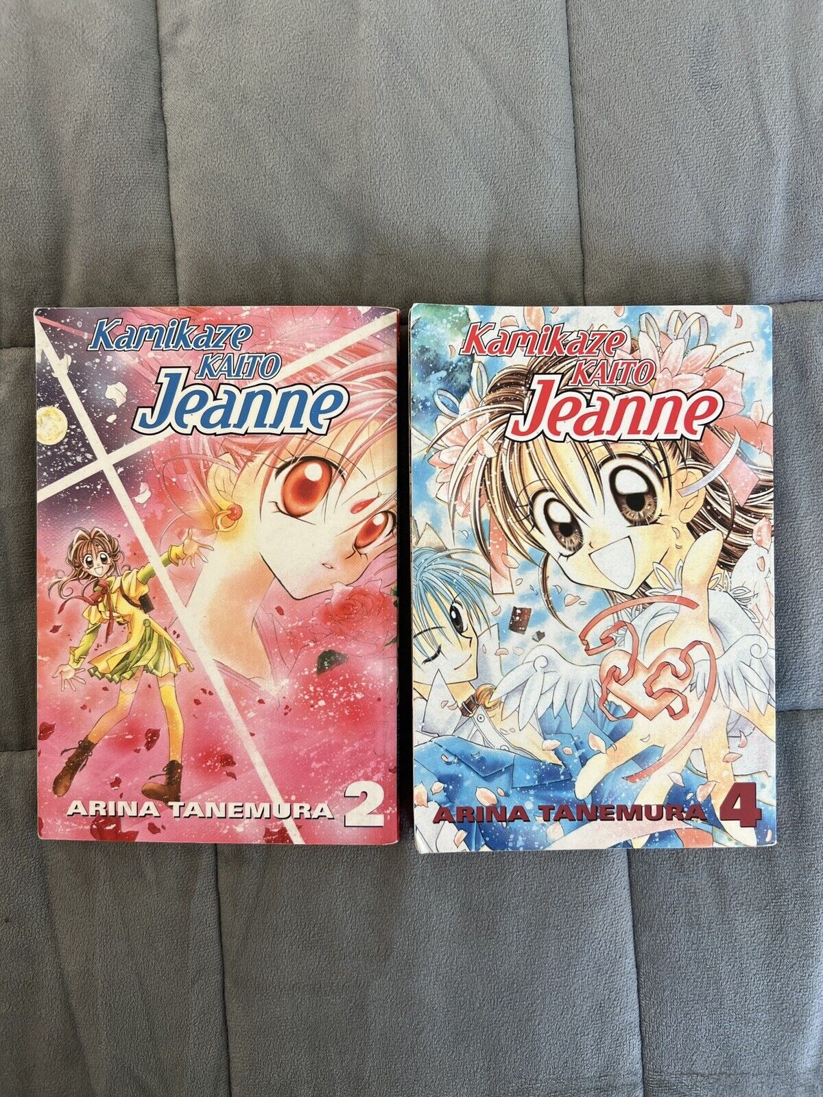 Kamikaze Kaito Jeanne Volumes 2 and 4 by Ariana Tanemura CMX manga Vintage