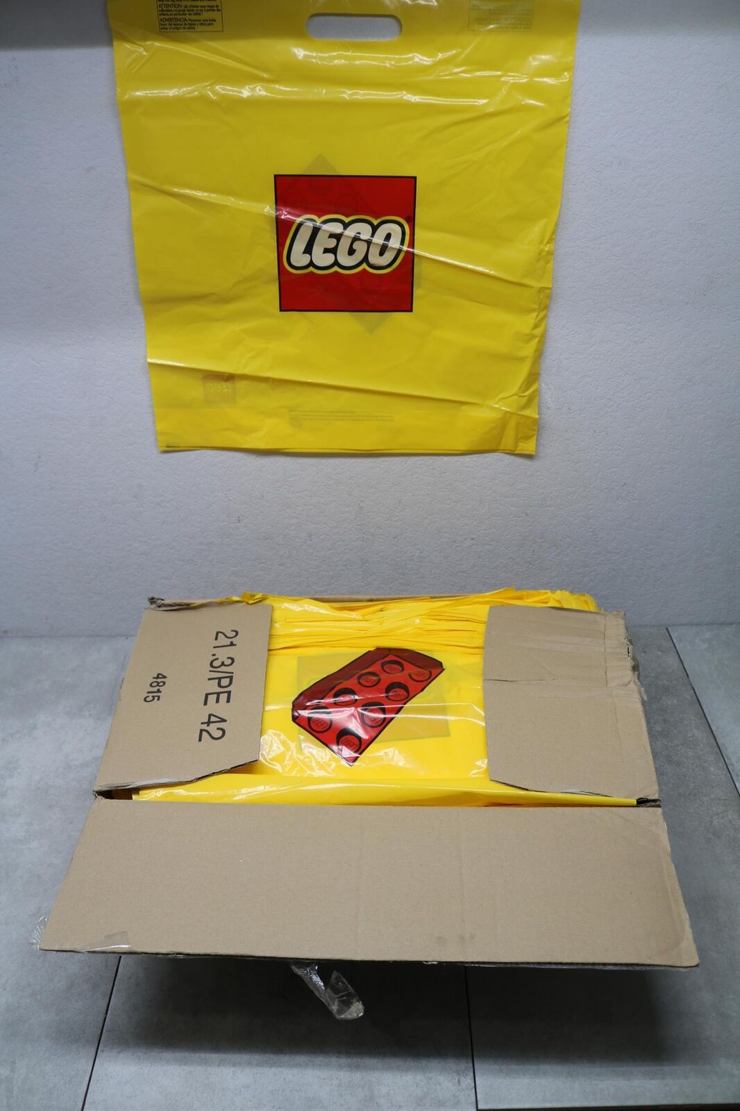 Lot 100x Lego Plastic Shopping Bag 19\