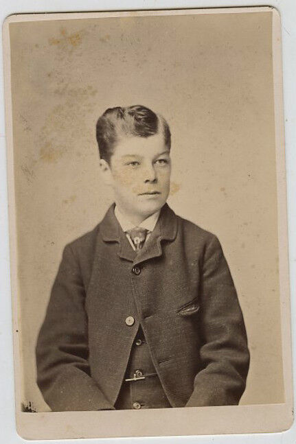 Cabinet Photo - Young Man - Boston, Massachusetts - NILES Family (Herbert) 