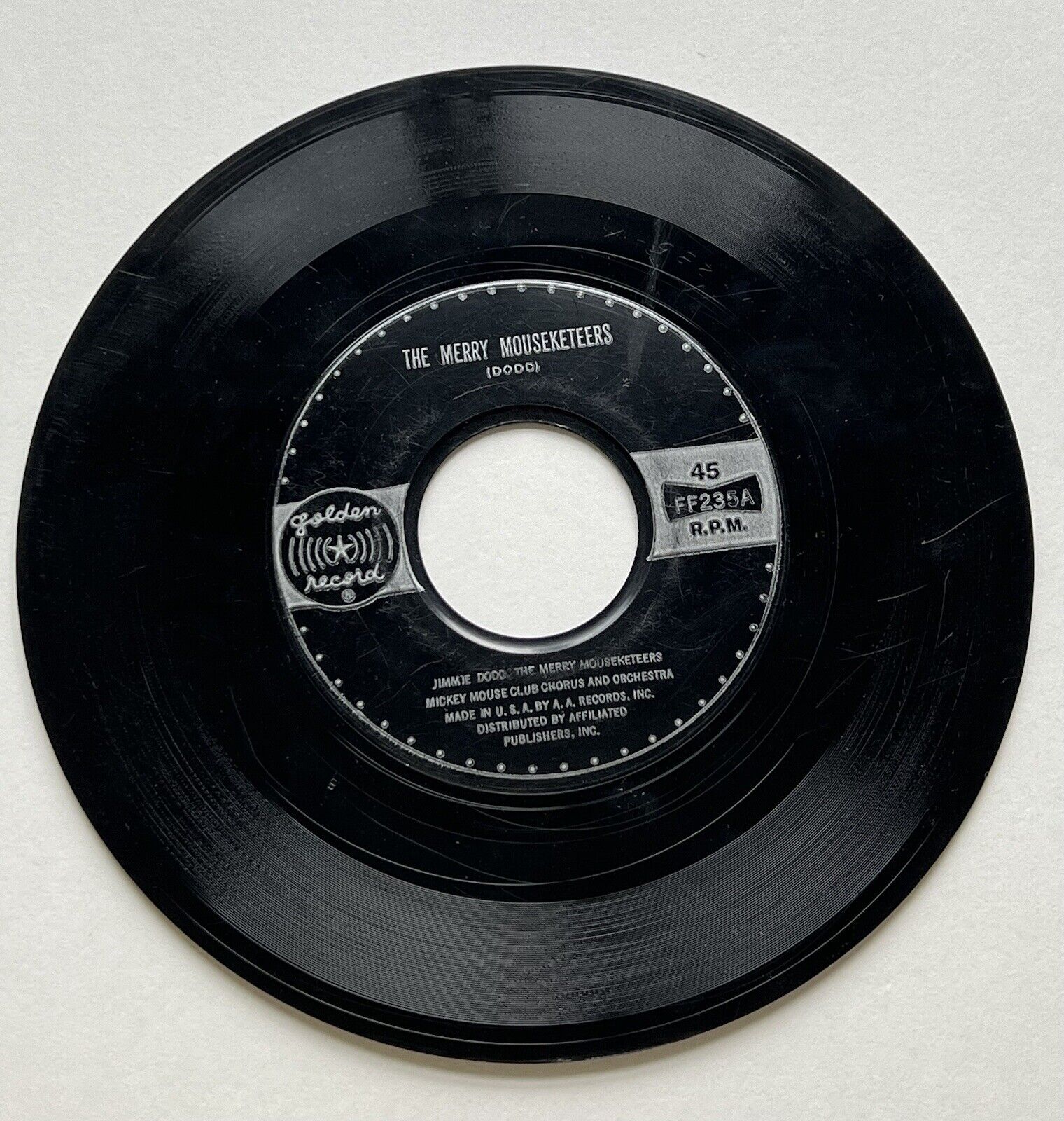 The Merry Mouseketeers and Talent Round Up | Golden Record 45 RPM