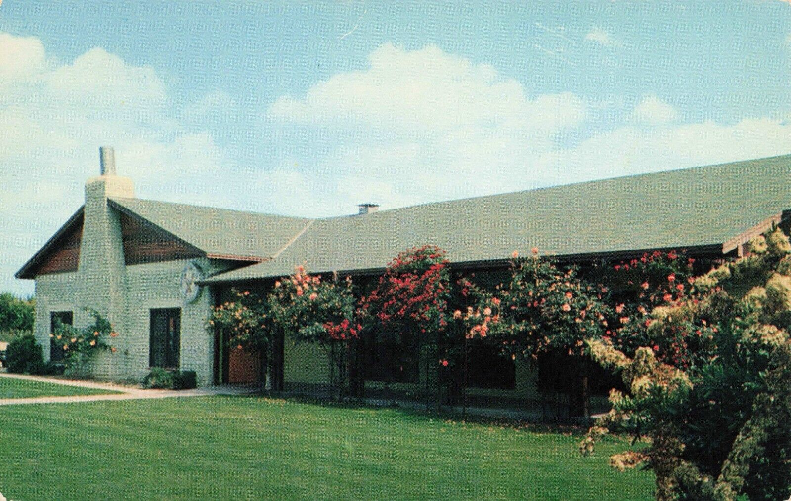 Postcard BPO Elks Building Hemet, California CA Vintage